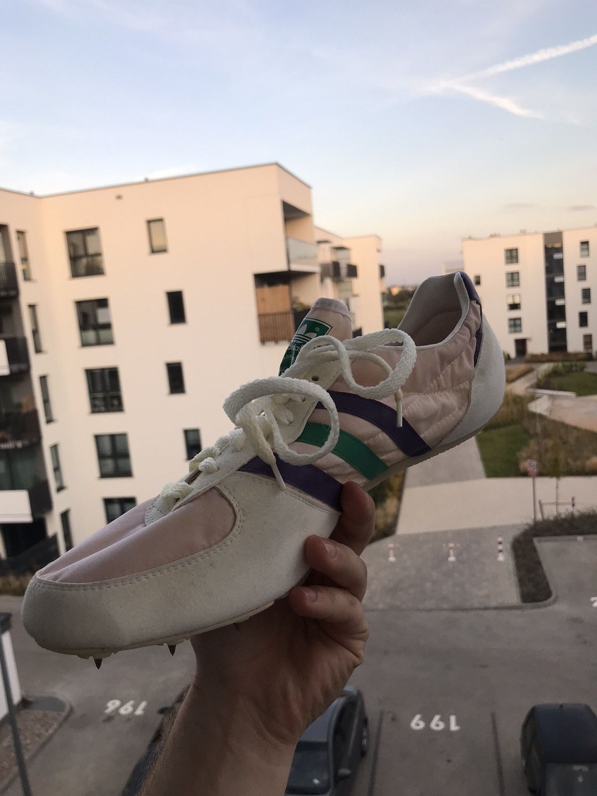 Adidas × Vintage Adidas spikes vintage 70’s 80’s running athletic Size US 14 / EU 47 - 2 Thumbnail