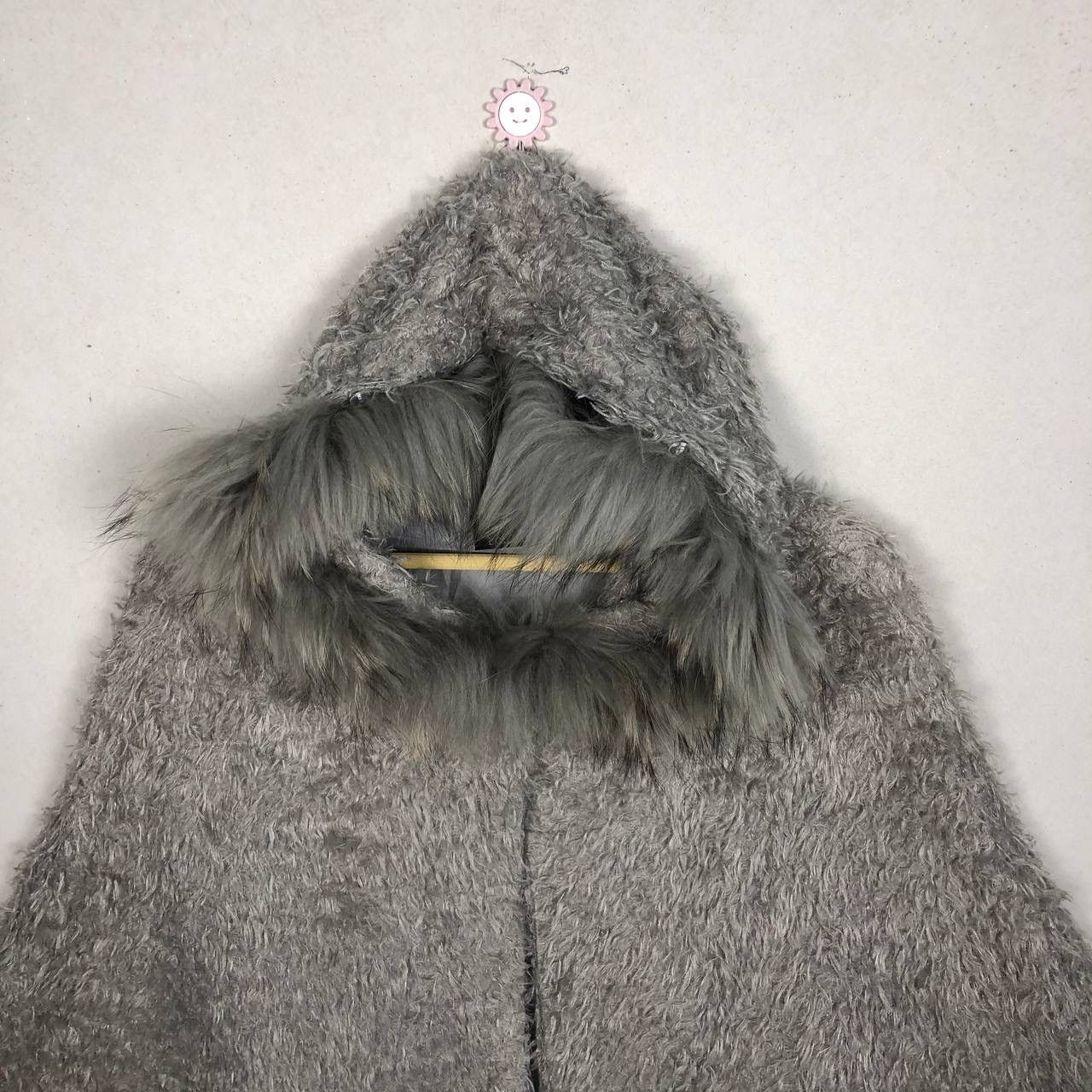 Cloak Avant Garde Japanese Faux Fur Shearling Poncho Cloak Capes Size US M / EU 48-50 / 2 - 3 Thumbnail