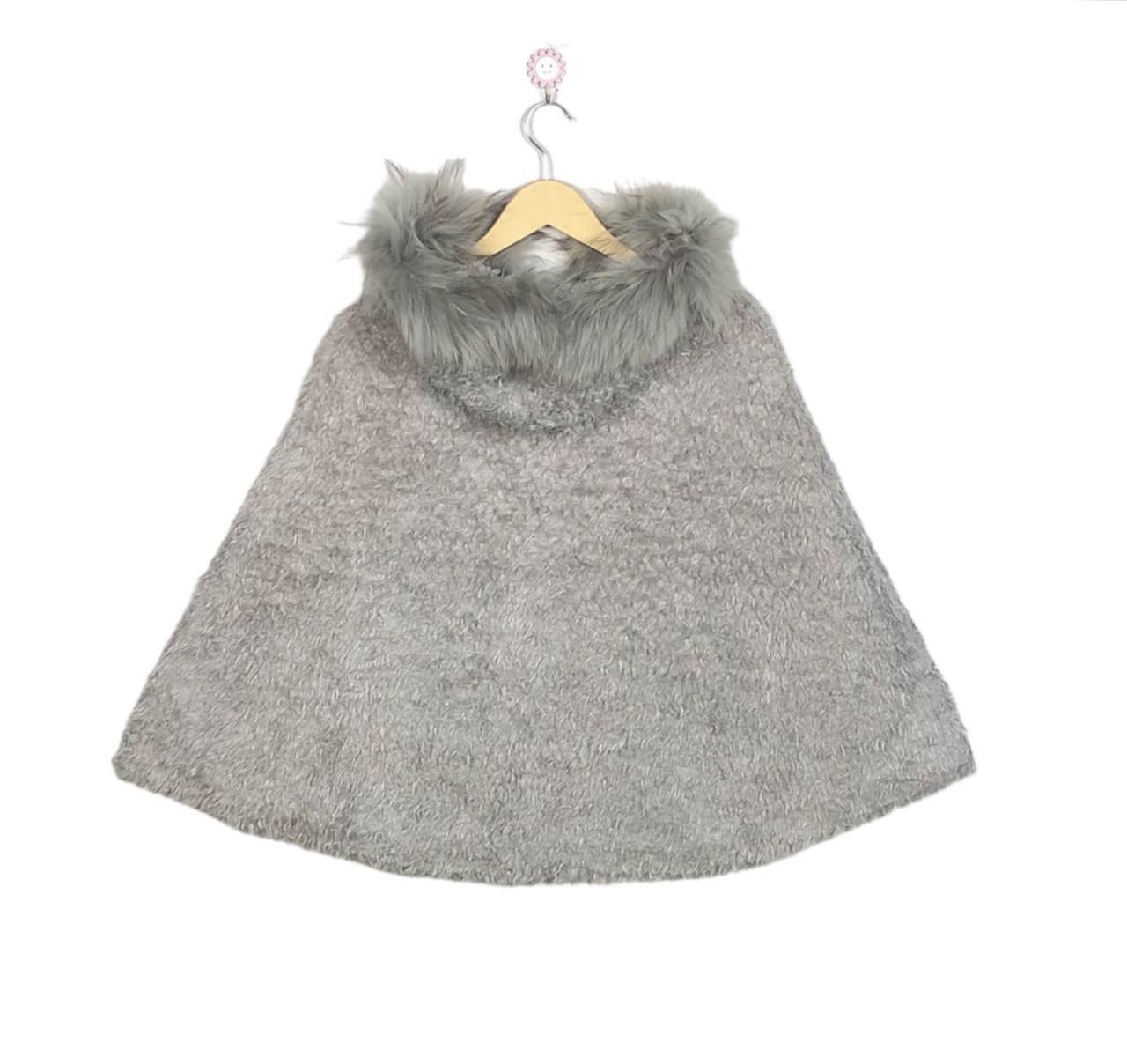 Cloak Avant Garde Japanese Faux Fur Shearling Poncho Cloak Capes Size US M / EU 48-50 / 2 - 2 Thumbnail