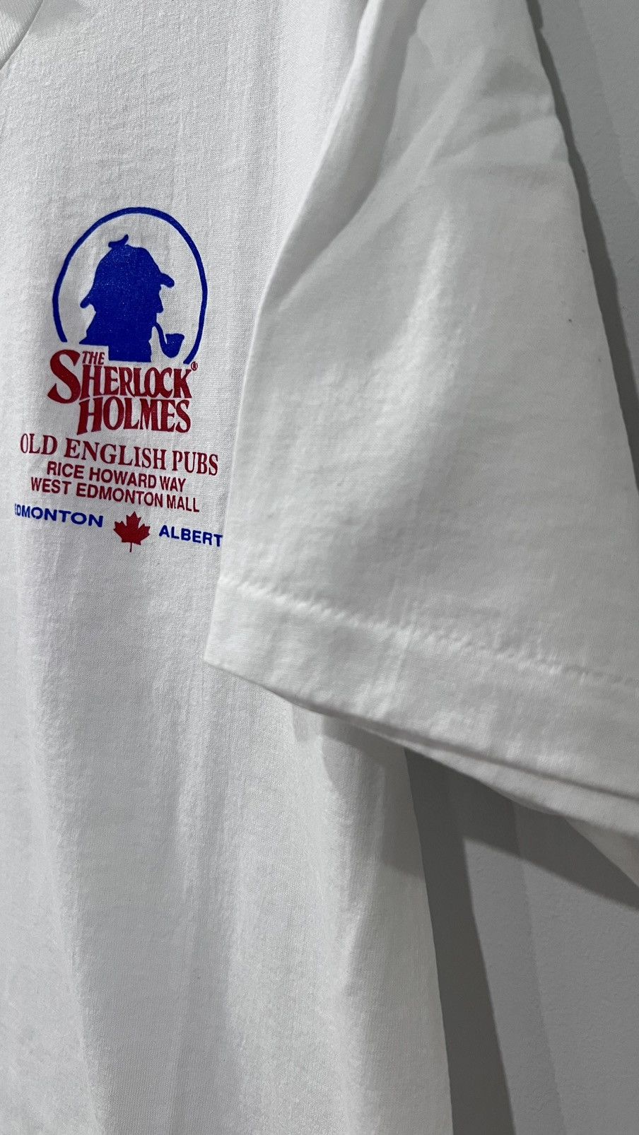 Vintage The Sherlock Holmes Tee Single Stitch Size XL Size US XL / EU 56 / 4 - 3 Thumbnail