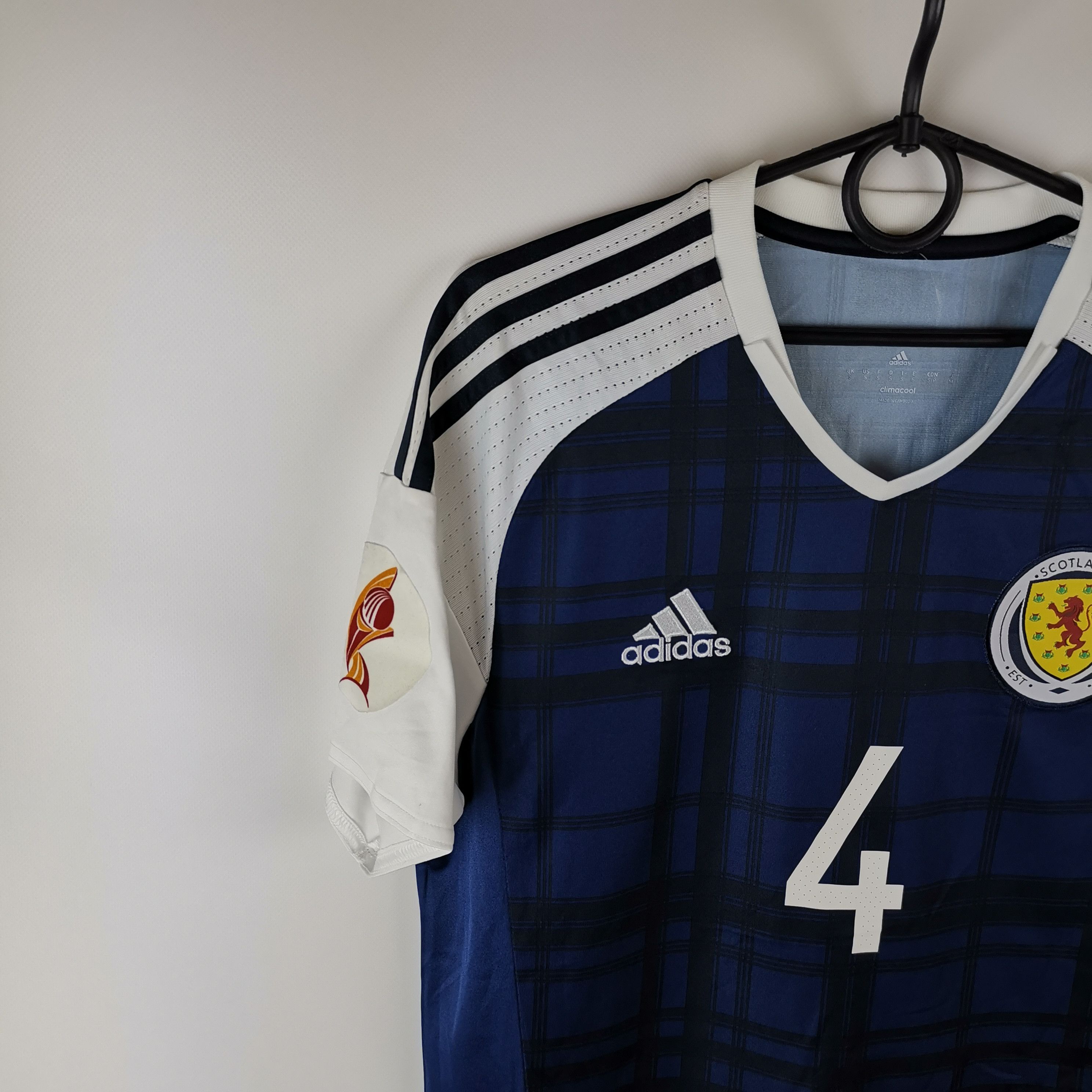 Adidas Adidas Scotland 2015 2017 League of Nations #4 Dieke home Size US S / EU 44-46 / 1 - 6 Thumbnail