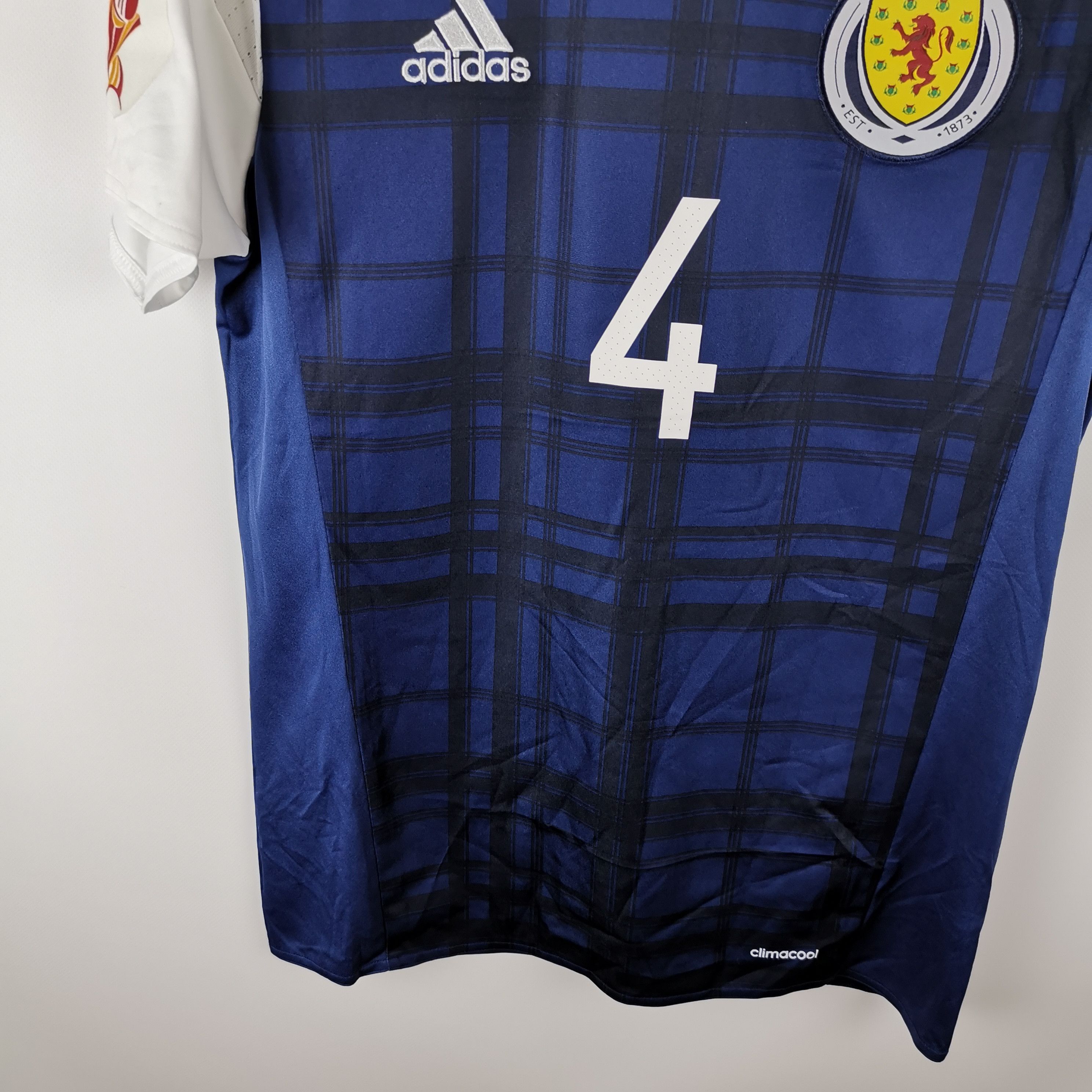 Adidas Adidas Scotland 2015 2017 League of Nations #4 Dieke home Size US S / EU 44-46 / 1 - 4 Thumbnail