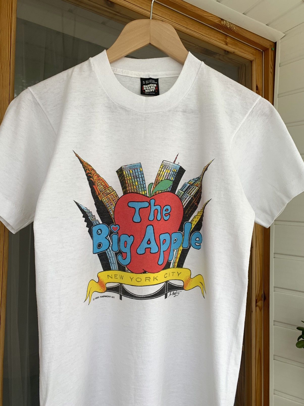 Vintage Screen Stars The Big Apple Vintage 1989 T-Shirt Size S Size US S / EU 44-46 / 1 - 2 Thumbnail