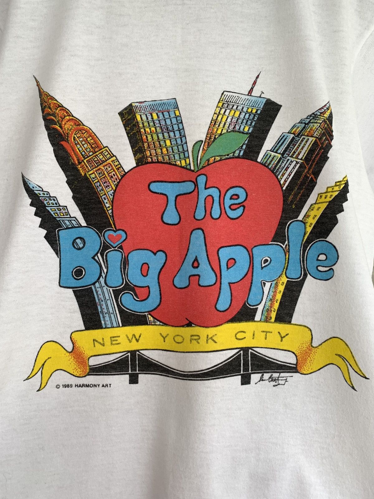 Vintage Screen Stars The Big Apple Vintage 1989 T-Shirt Size S Size US S / EU 44-46 / 1 - 3 Thumbnail