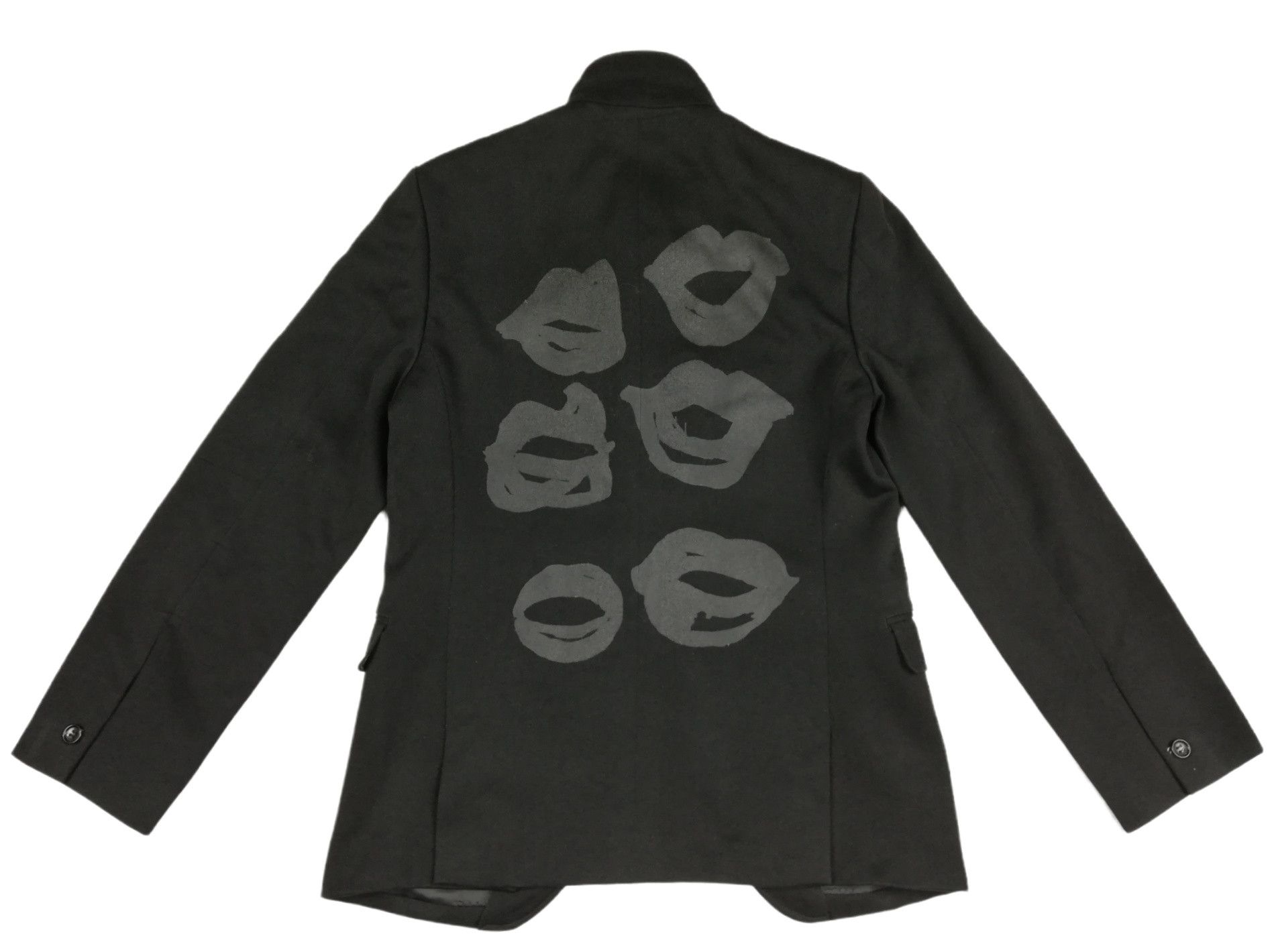 Comme des Garcons × Rei Kawakubo 🔥Comme des Garcons A/W 2000 Filip Pagowski Print Black Size S / US 4 / IT 40 - 17 Thumbnail