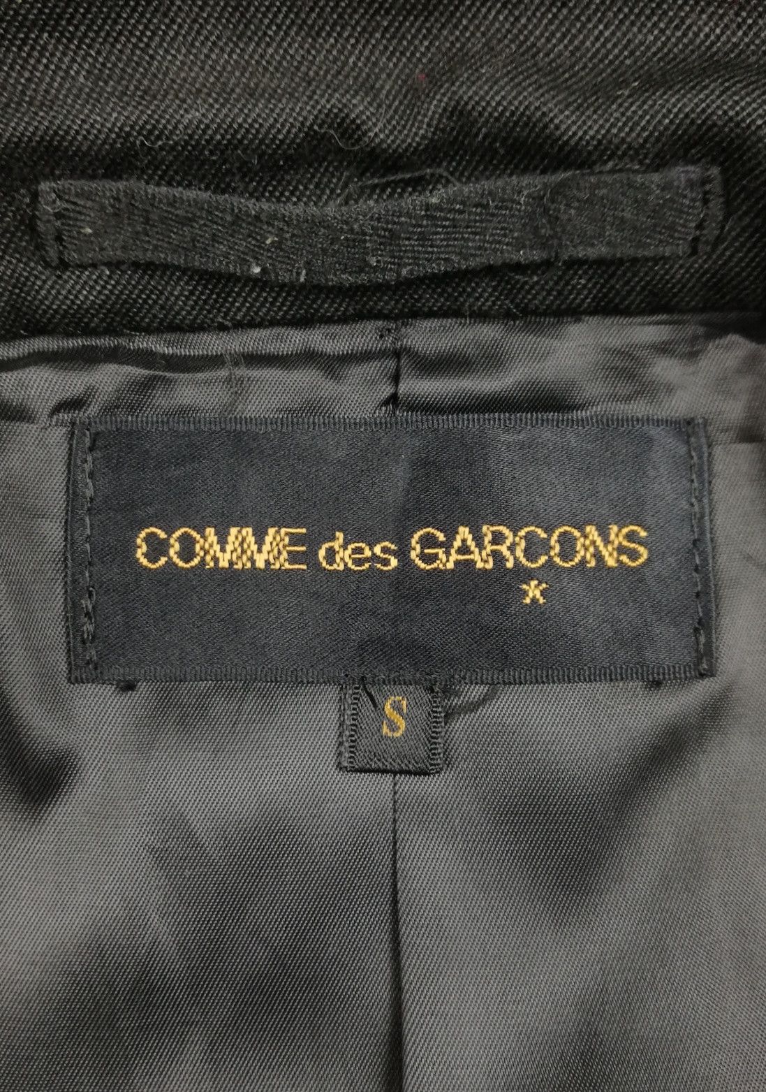 Comme des Garcons × Rei Kawakubo 🔥Comme des Garcons A/W 2000 Filip Pagowski Print Black Size S / US 4 / IT 40 - 13 Thumbnail