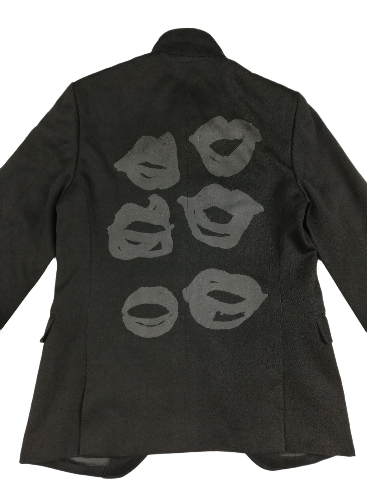 Comme des Garcons × Rei Kawakubo 🔥Comme des Garcons A/W 2000 Filip Pagowski Print Black Size S / US 4 / IT 40 - 18 Thumbnail