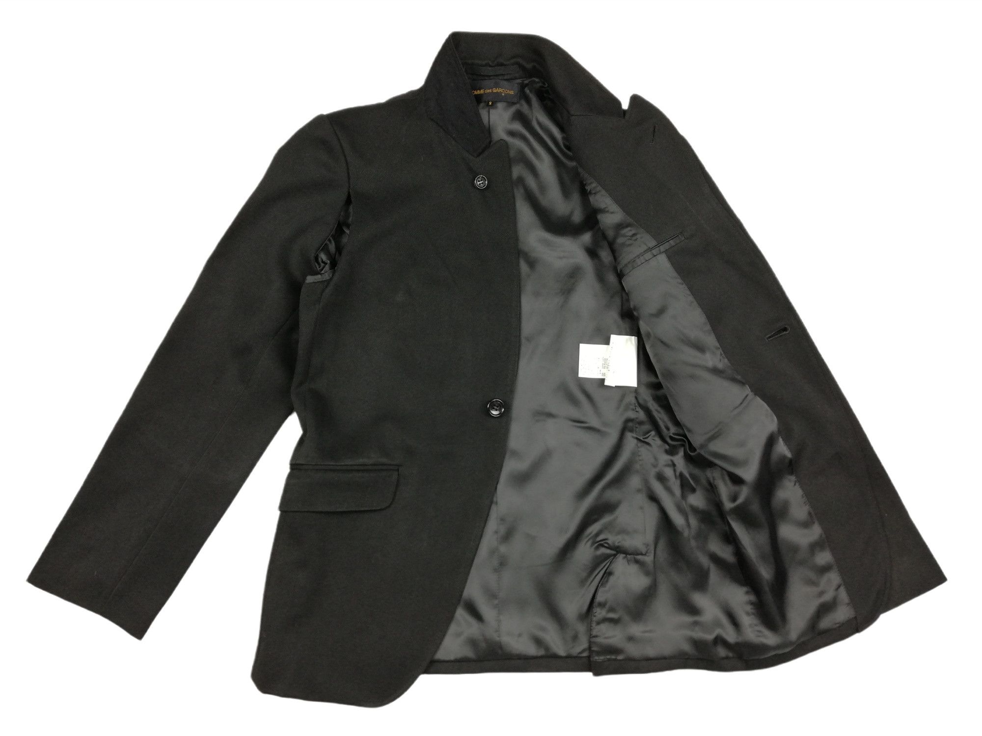 Comme des Garcons × Rei Kawakubo 🔥Comme des Garcons A/W 2000 Filip Pagowski Print Black Size S / US 4 / IT 40 - 10 Thumbnail