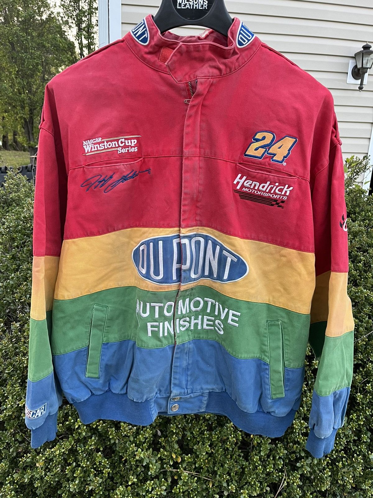 Vintage Jeff Gordon Nascar Dupont Racing Jacket Sz L Embroidered cheapest Chase Authentic