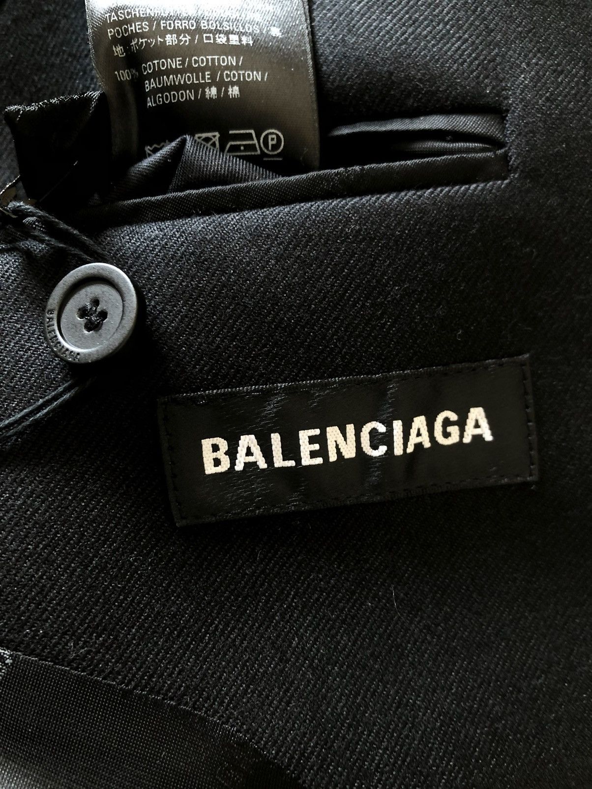 Balenciaga Balenciaga Seamless Wool Blazer - SS20 (size 46) Size 46R - 7 Thumbnail