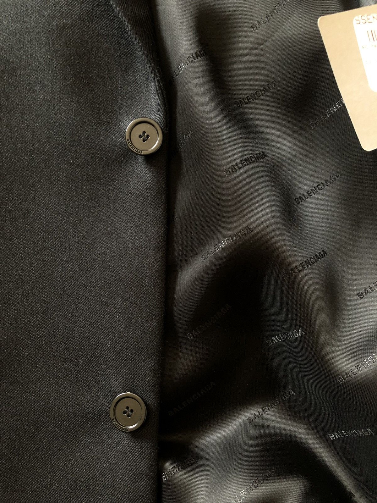 Balenciaga Balenciaga Seamless Wool Blazer - SS20 (size 46) Size 46R - 9 Thumbnail