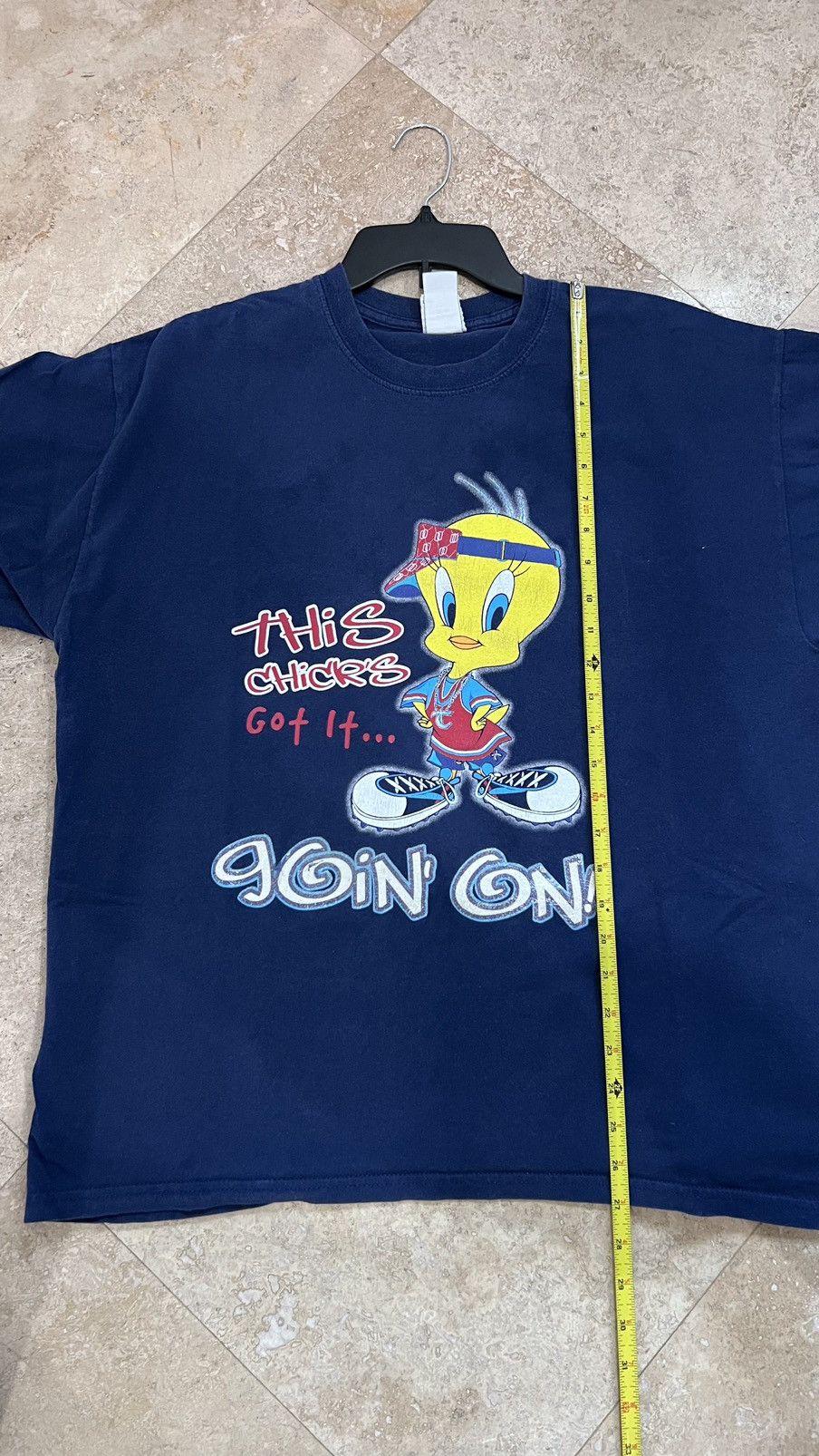 Cartoon Network × Vintage Looney Tunes Tweety “This Chick’s Got It…” Size Large Size US L / EU 52-54 / 3 - 9 Thumbnail