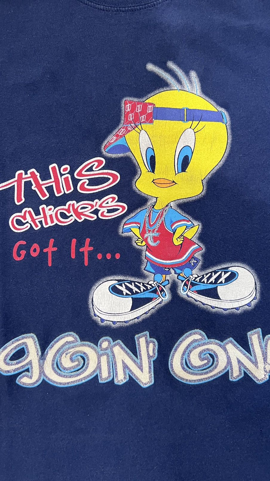 Cartoon Network × Vintage Looney Tunes Tweety “This Chick’s Got It…” Size Large Size US L / EU 52-54 / 3 - 10 Thumbnail