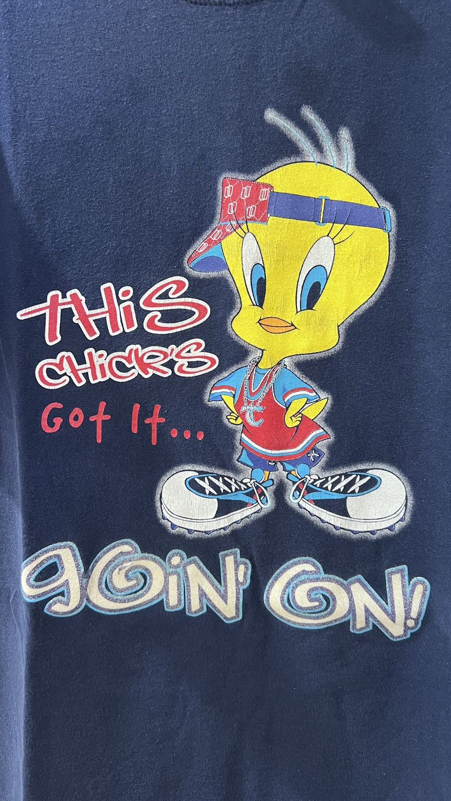 Cartoon Network × Vintage Looney Tunes Tweety “This Chick’s Got It…” Size Large Size US L / EU 52-54 / 3 - 2 Thumbnail