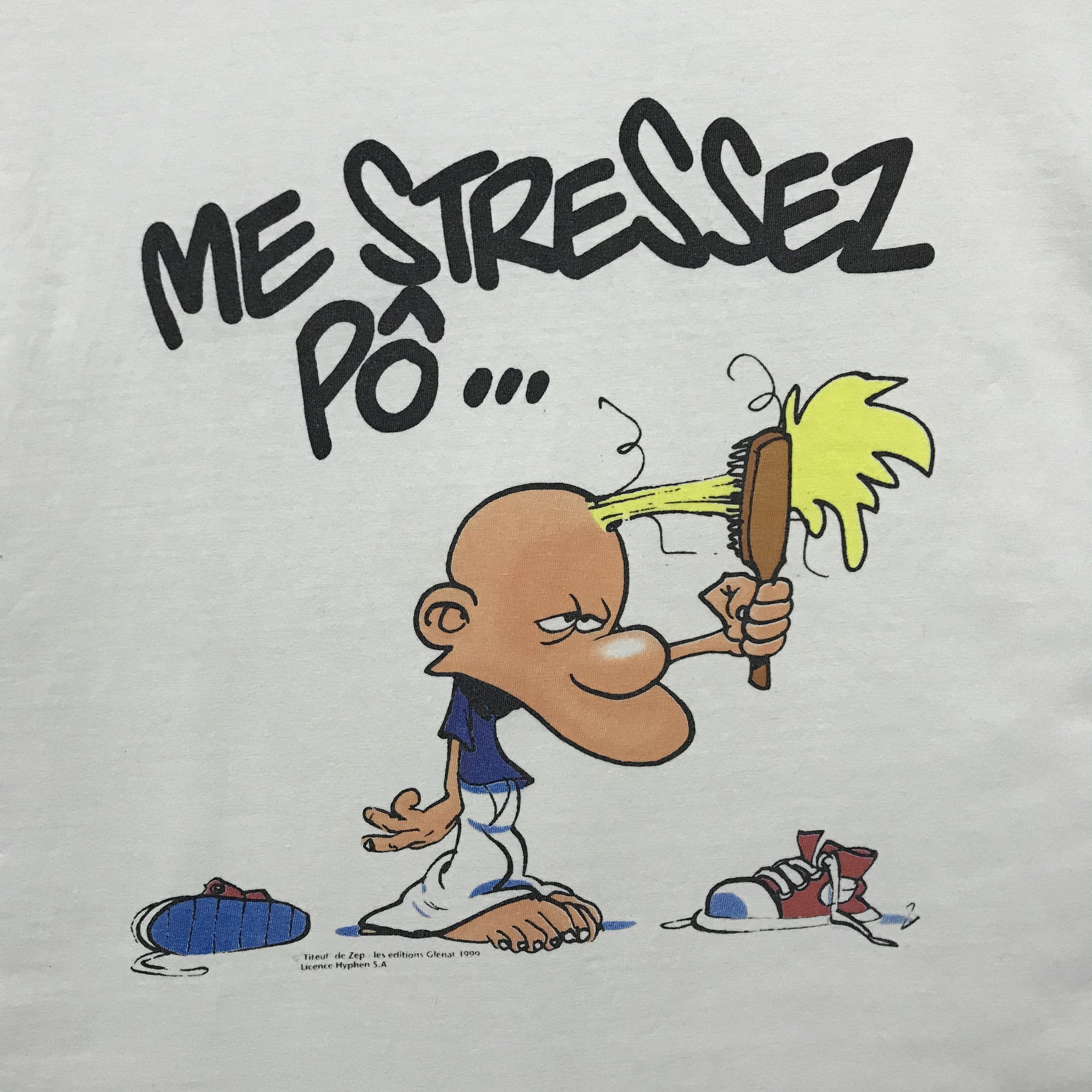 Cartoon Network TITEUF 1999 Vintage 90s T-Shirt Le Film Zep Tee Movie Rare Size US L / EU 52-54 / 3 - 7 Thumbnail