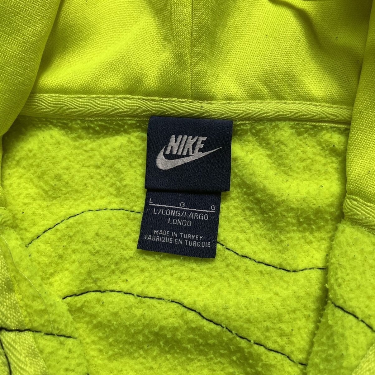 Nike ⚡️1 OF 1 Nike Vintage Custom Reflective Zip Hoodie Size US XL / EU 56 / 4 - 8 Thumbnail