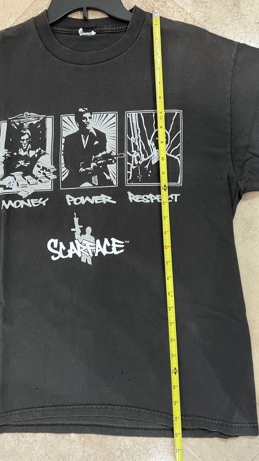 Vintage Scarface “MONEY POWER RESPECT” TShirt Size Large Size US L / EU 52-54 / 3 - 12 Thumbnail
