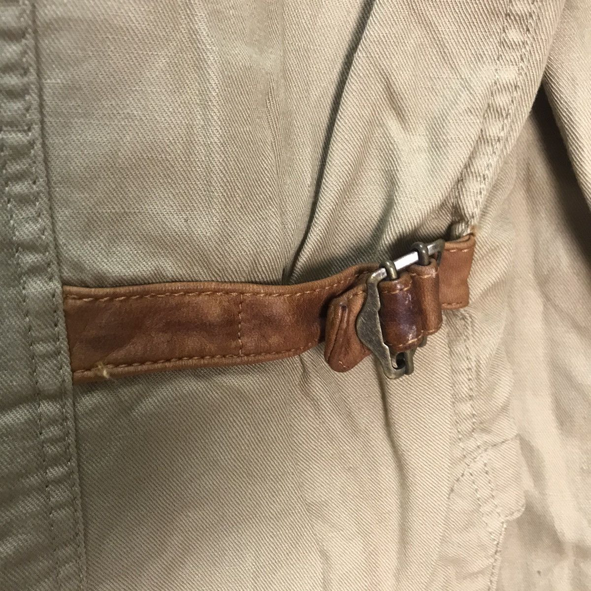 Designer × Japanese Brand × Vintage Vintage soundman leather buckle jacket Size US M / EU 48-50 / 2 - 8 Thumbnail