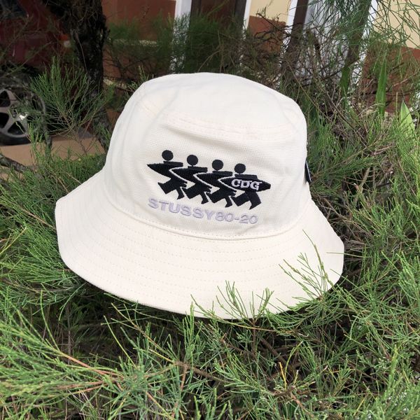 Stussy STUSSY X CDG 80-20 CANVAS BUCKET HAT - S/M | Grailed