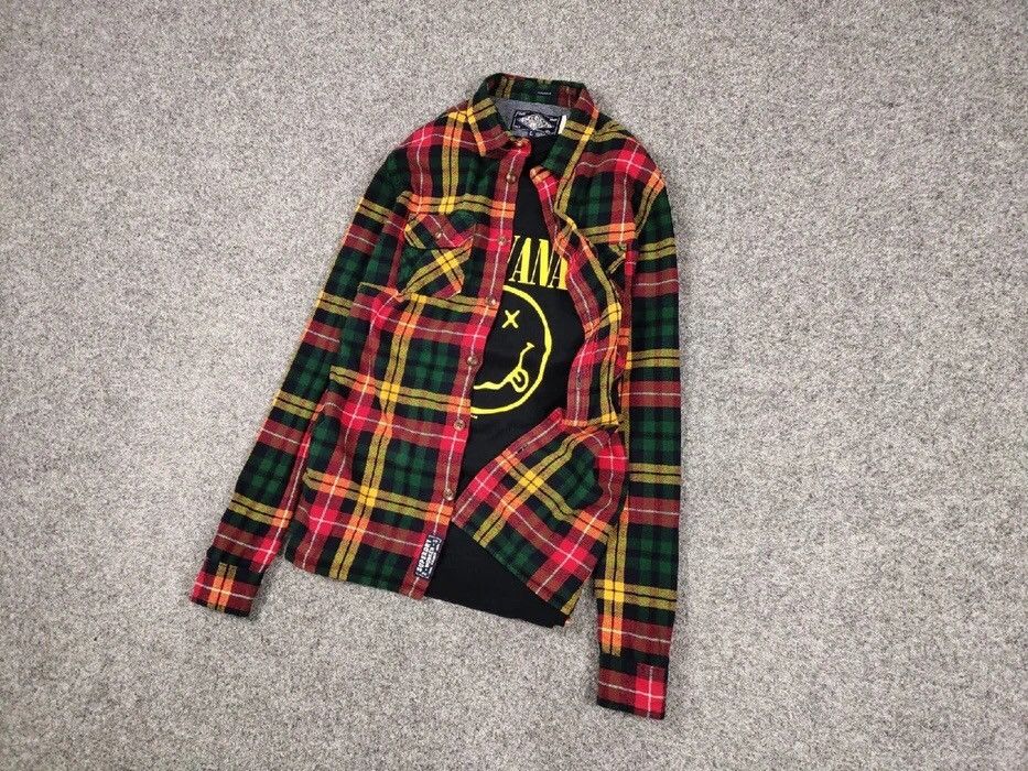 Flannel Vintage Flannel Shirt Travis Scott Style Size US L / EU 52-54 / 3 - 7 Thumbnail