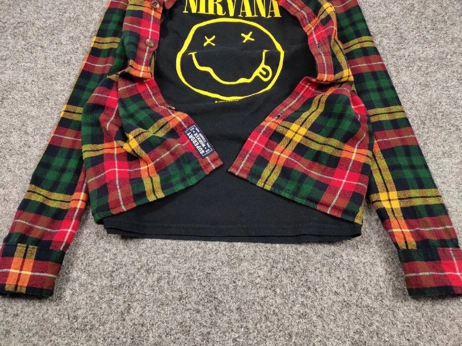 Flannel Vintage Flannel Shirt Travis Scott Style Size US L / EU 52-54 / 3 - 5 Thumbnail
