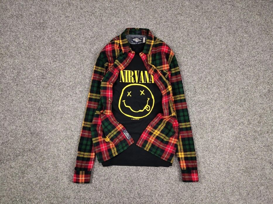 Flannel Vintage Flannel Shirt Travis Scott Style Size US L / EU 52-54 / 3 - 1 Thumbnail