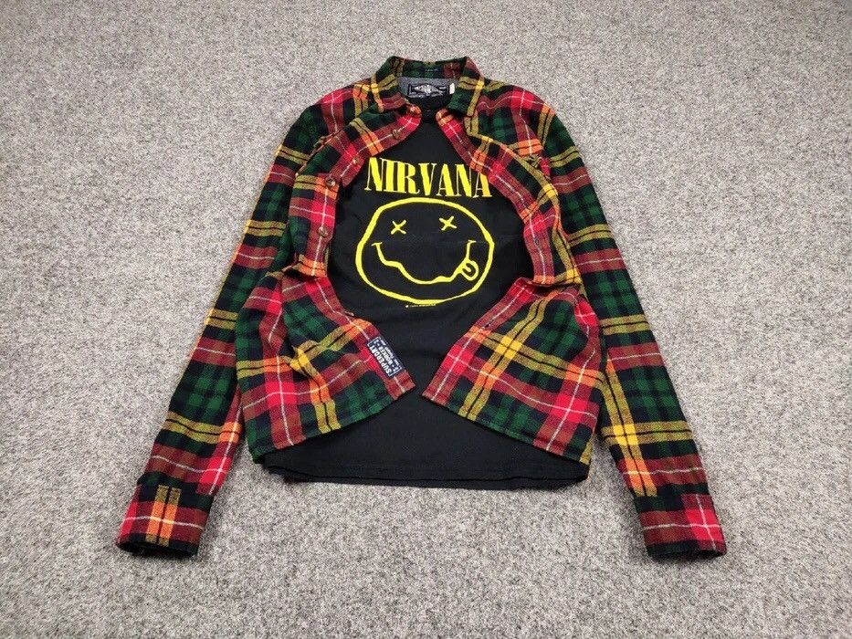 Flannel Vintage Flannel Shirt Travis Scott Style Size US L / EU 52-54 / 3 - 2 Thumbnail