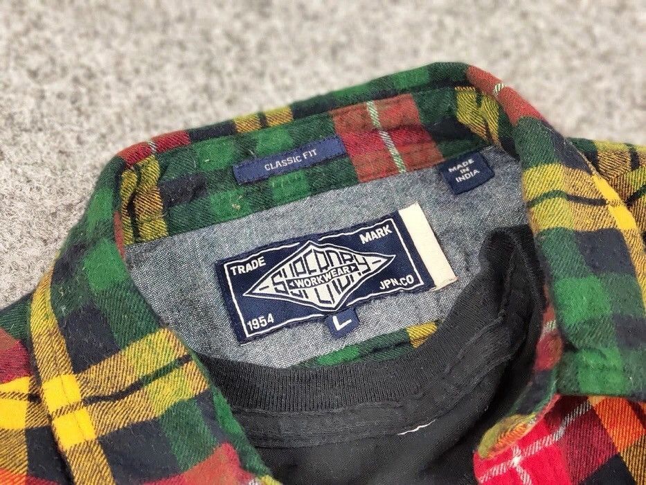 Flannel Vintage Flannel Shirt Travis Scott Style Size US L / EU 52-54 / 3 - 12 Thumbnail