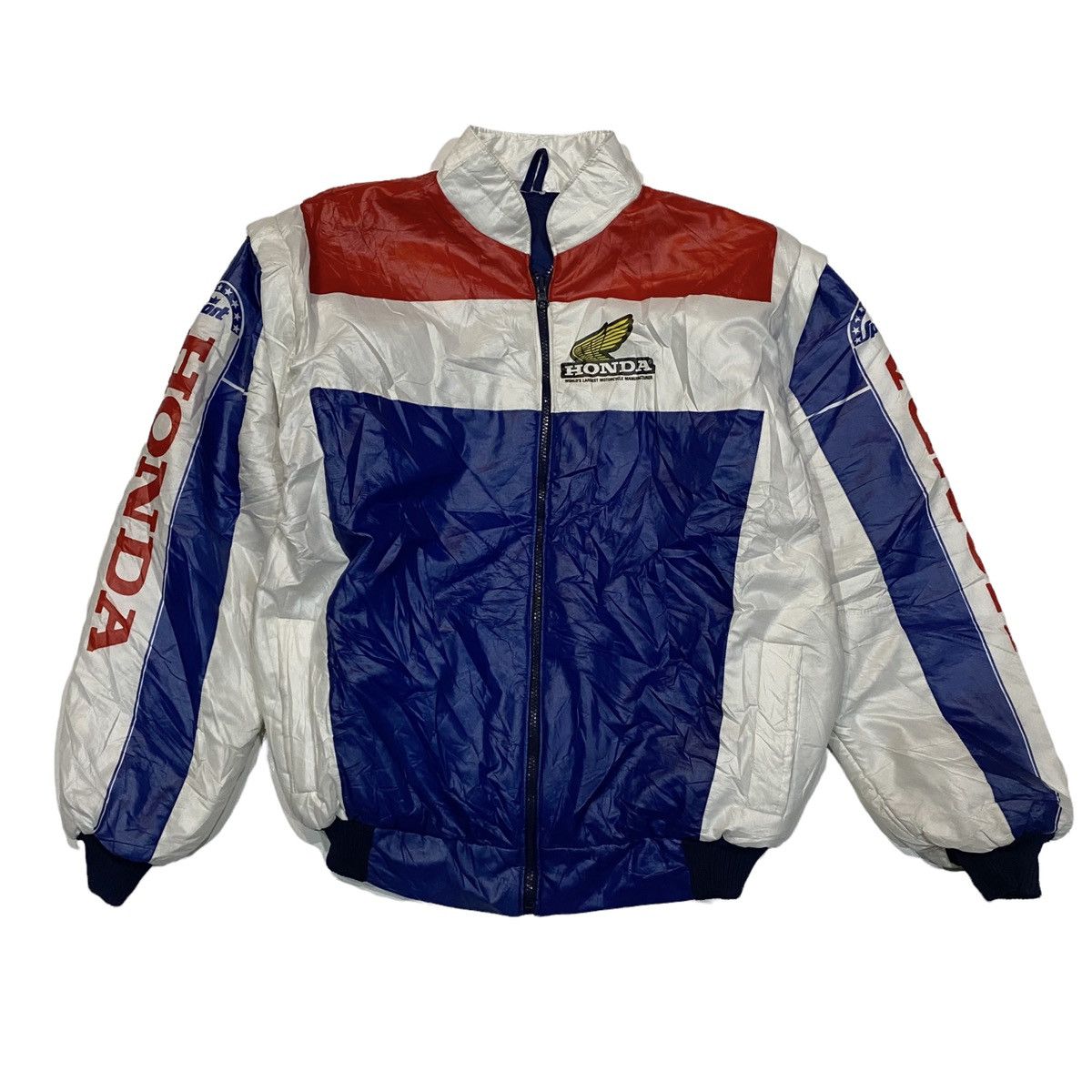 image of Vintage Honda Sport 2 In 1 Down Vest Jacket, Men's (Size Medium)