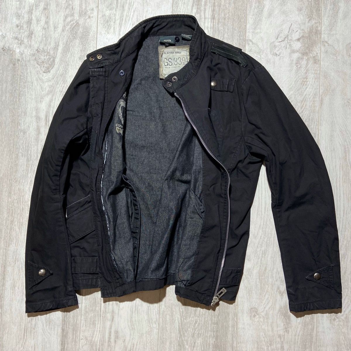 G-Star Vintage G-Star Raw Biker Jacket Size US L / EU 52-54 / 3 - 16 Thumbnail