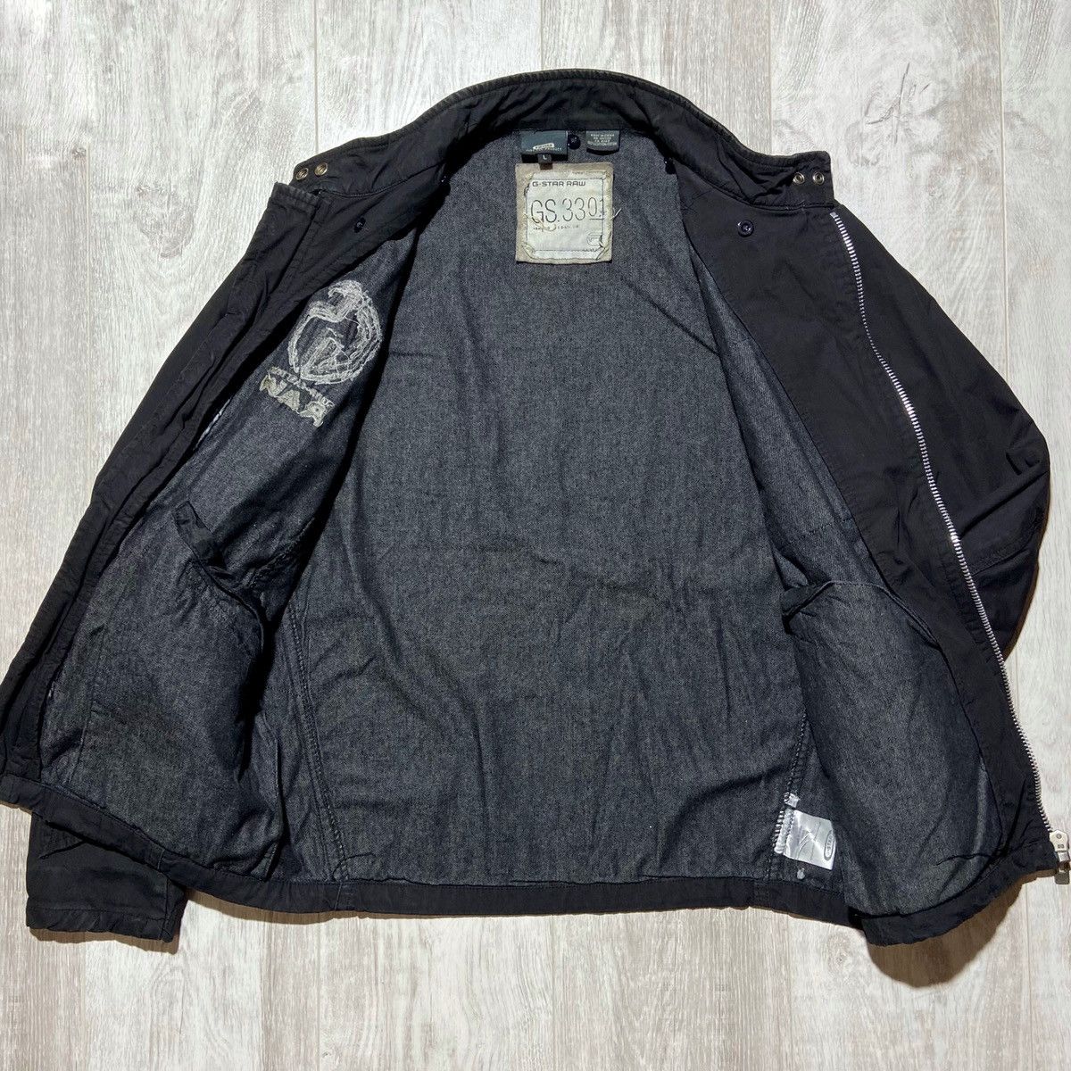G-Star Vintage G-Star Raw Biker Jacket Size US L / EU 52-54 / 3 - 17 Thumbnail