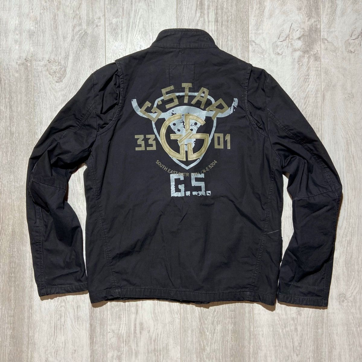 G-Star Vintage G-Star Raw Biker Jacket Size US L / EU 52-54 / 3 - 2 Thumbnail