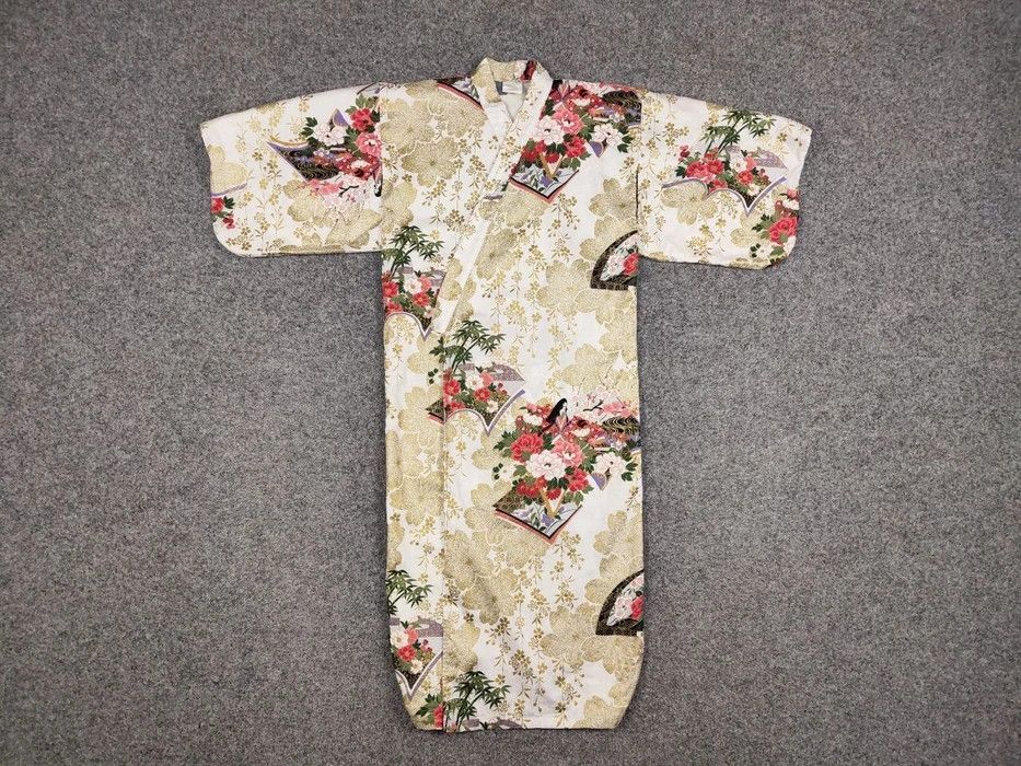 Japanese Brand 🔴 Vintage 80's Japan Kyoto Sen'i Kimono Cotton All Print Size US S / EU 44-46 / 1 - 5 Thumbnail
