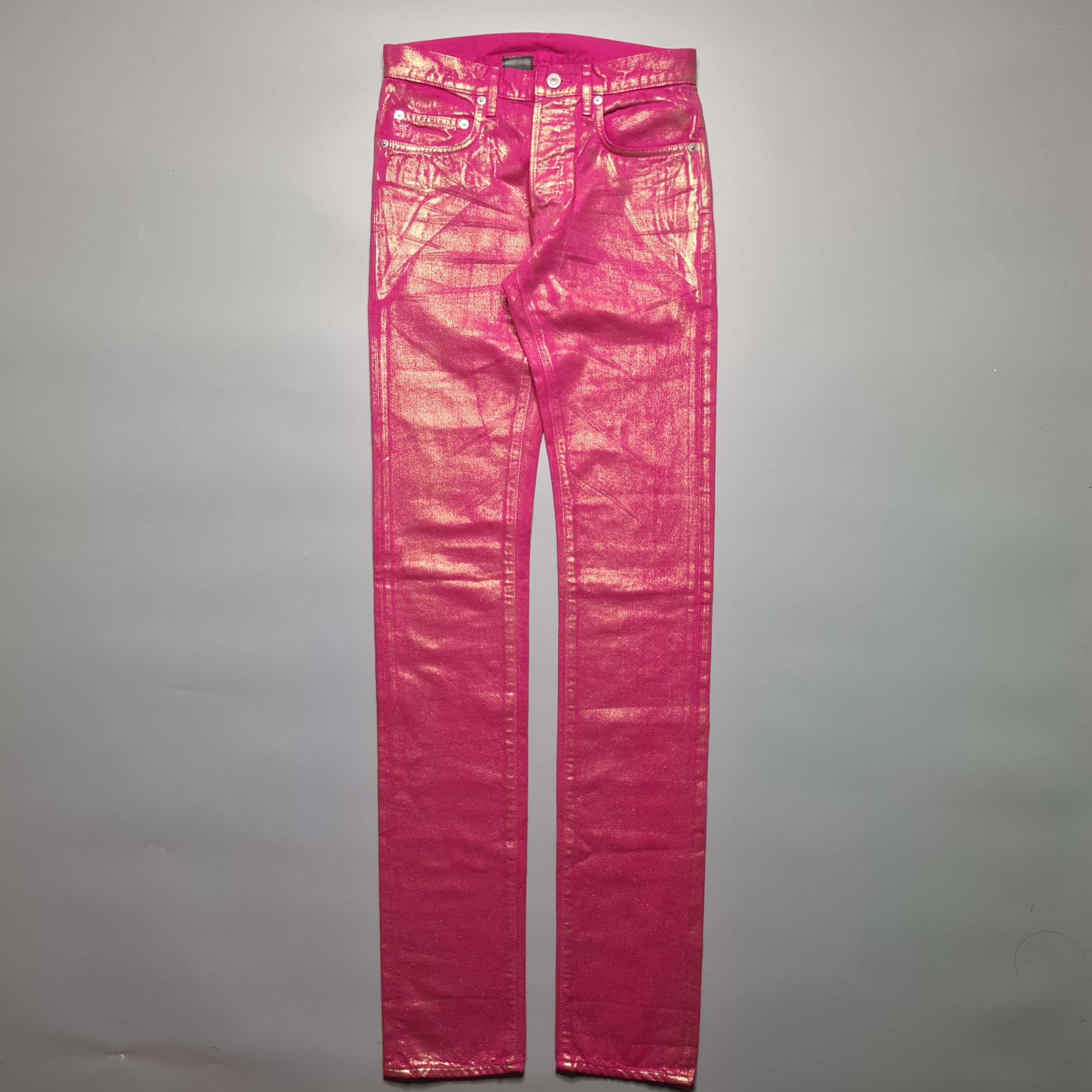 Dior × Hedi Slimane Dior Homme - SS05 Gold Shimmer Fuchsia