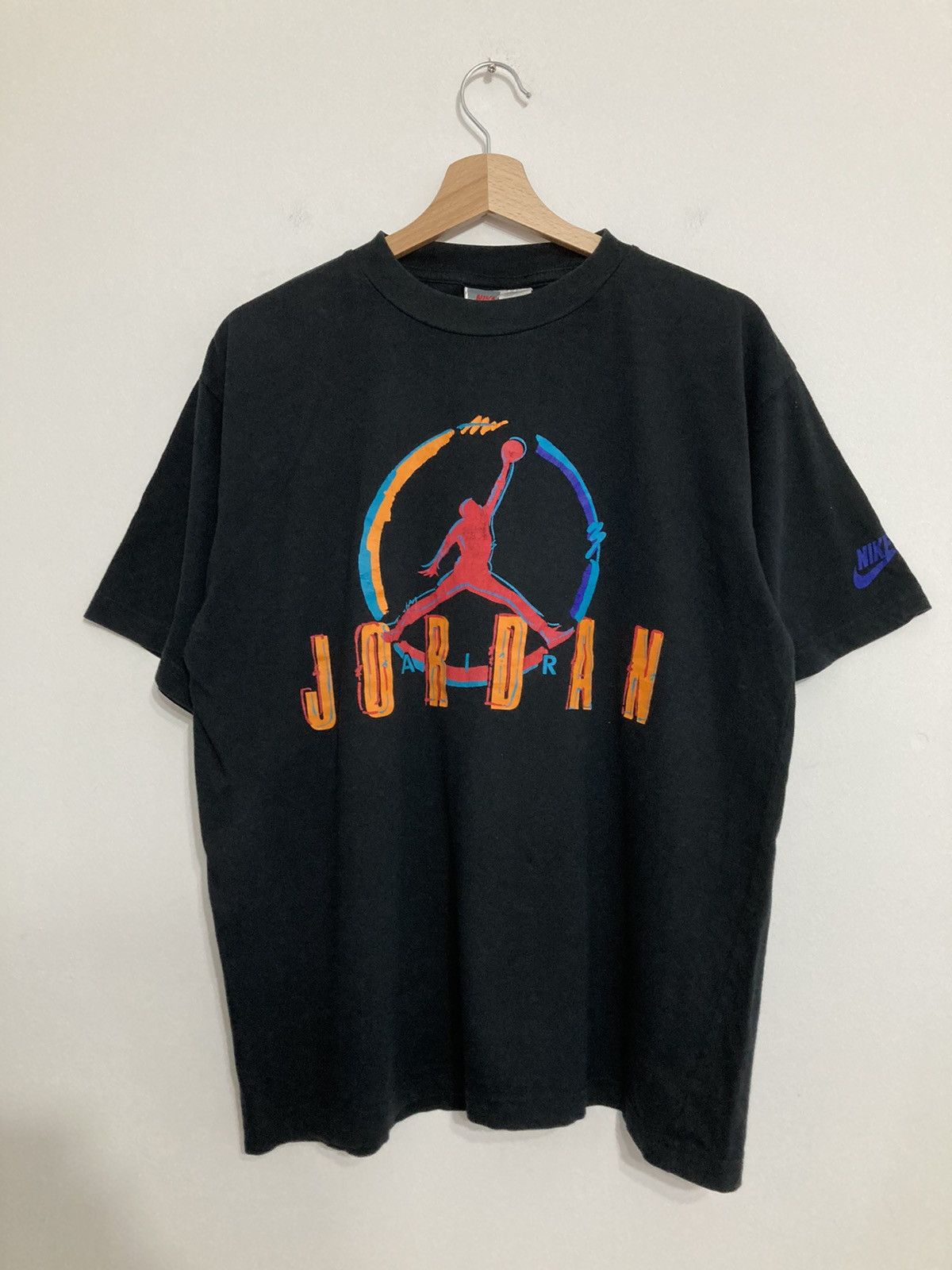 Jordan Brand Nike Air Jordan Vintage 90s T-shirt Logo Jumpman Size US L / EU 52-54 / 3 - 1 Thumbnail