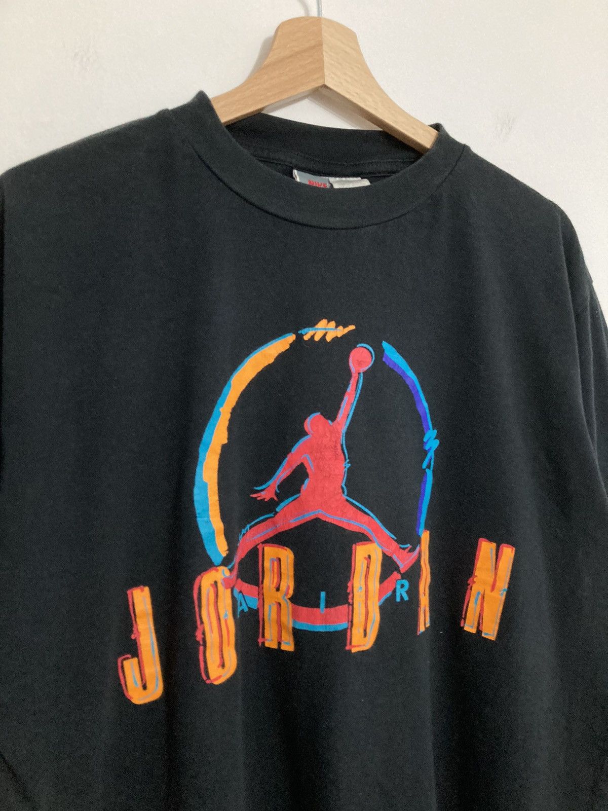 Jordan Brand Nike Air Jordan Vintage 90s T-shirt Logo Jumpman Size US L / EU 52-54 / 3 - 4 Thumbnail