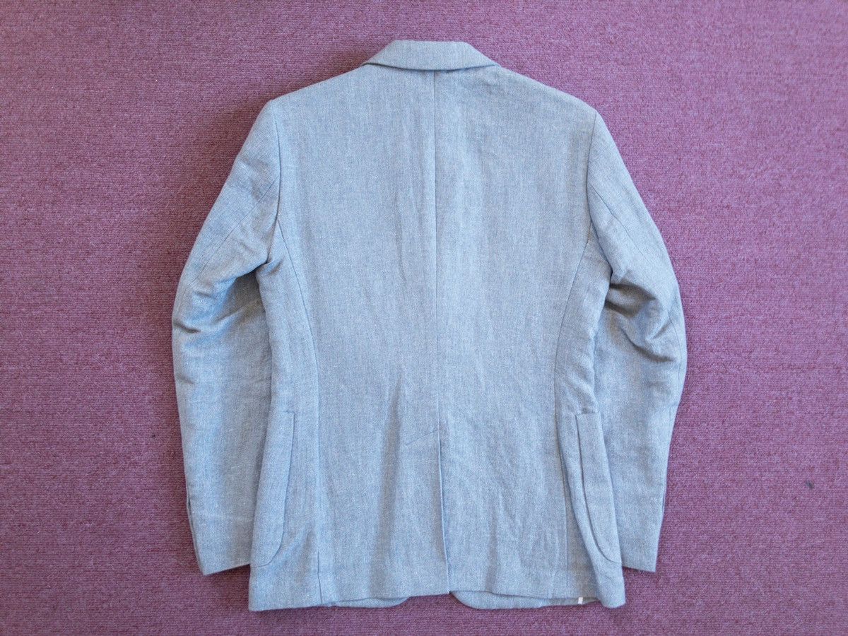 Our Legacy OUR LEGACY LINEN BLAZER SUIT JACKET MEDIUM GREY SELVEDGE Size US M / EU 48-50 / 2 - 2 Thumbnail