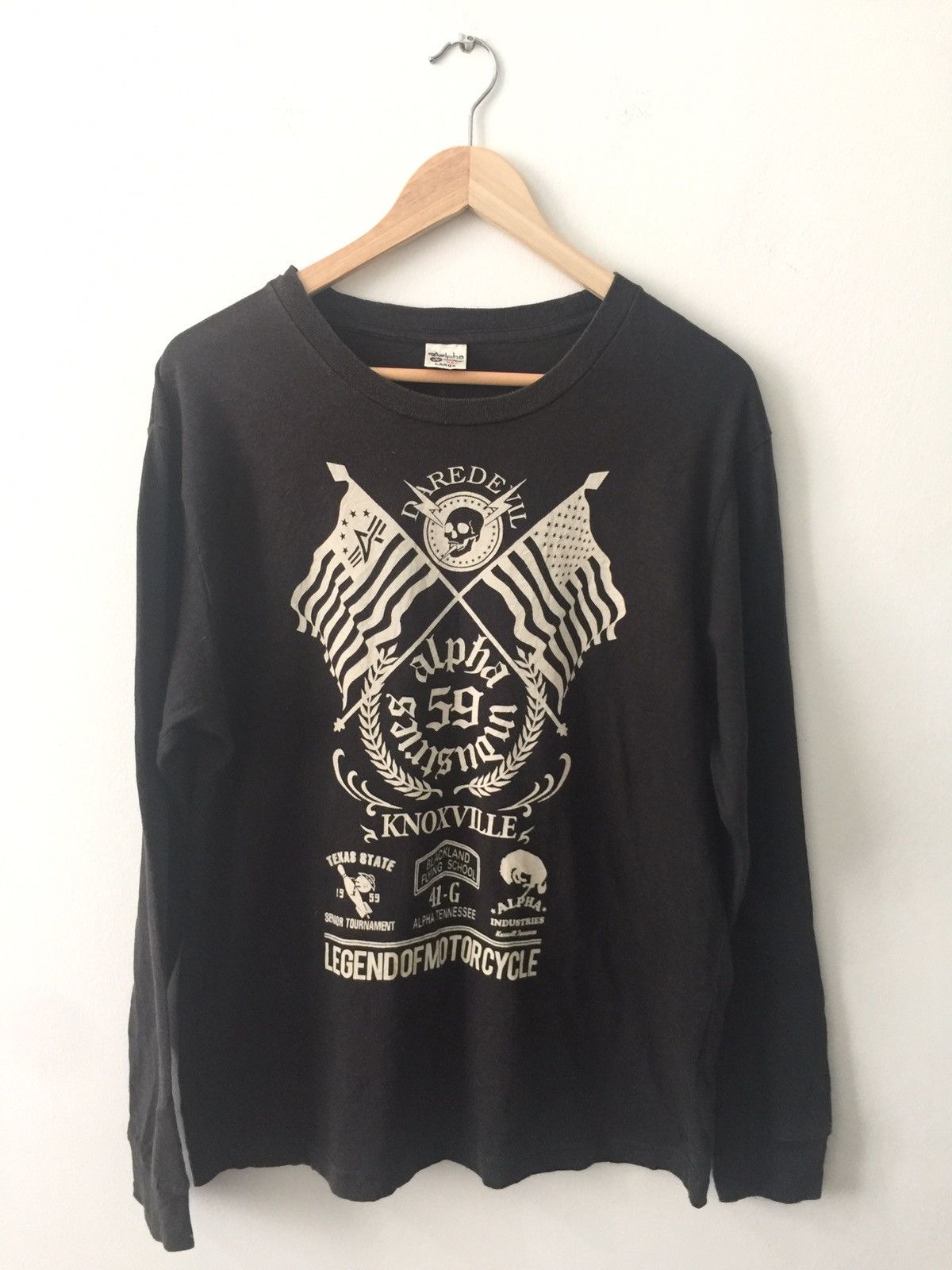 Alpha Industries Alpha Industries Big Logo Long Sleeve 21x28 Size US L / EU 52-54 / 3 - 1 Thumbnail