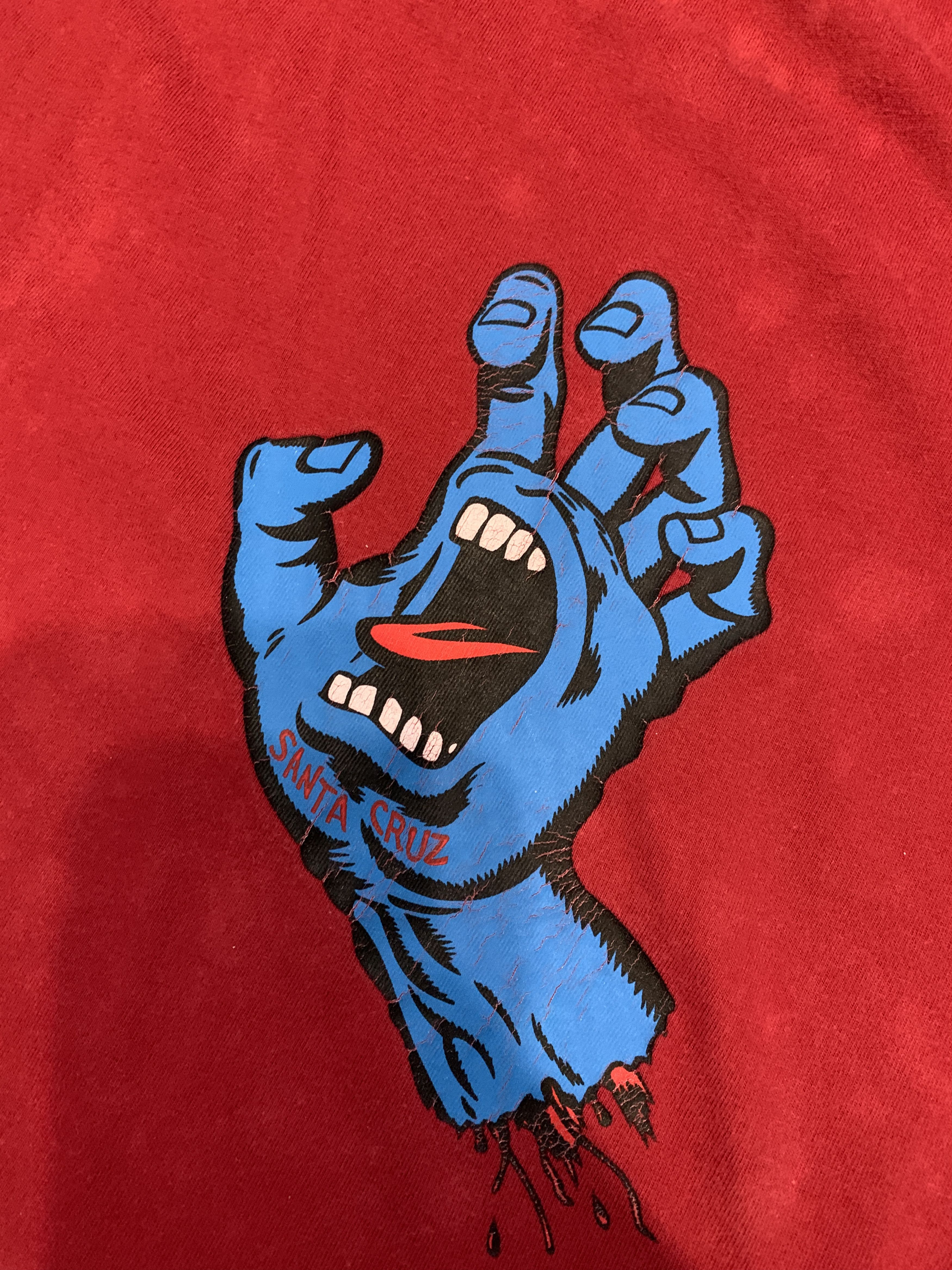 Santa Cruz Skateboards Santa Cruz Speed Wheels Vintage T-Shirt Size US XL / EU 56 / 4 - 4 Thumbnail