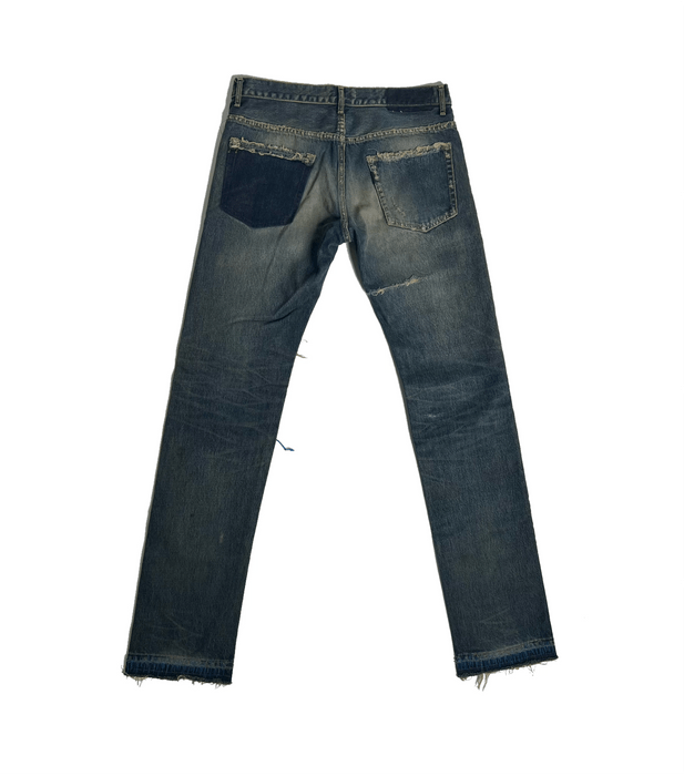 Undercover Undercover 68 Blue Yarn Jeans SS10 | Grailed