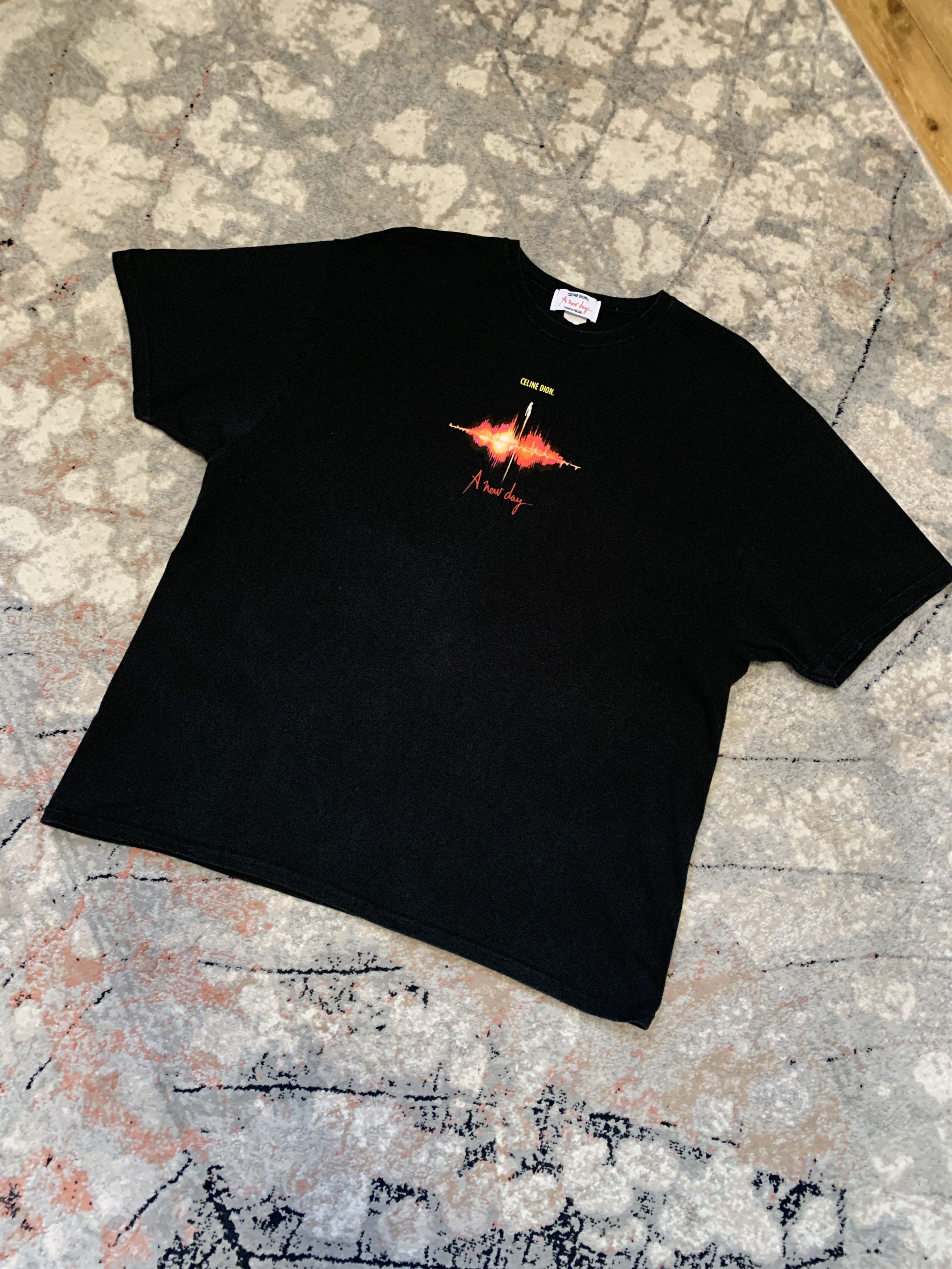 Band Tees × Vintage Celine Dion A New Day Created By DRAGONE Vintage T-Shirt Size US XXL / EU 58 / 5 - 2 Thumbnail