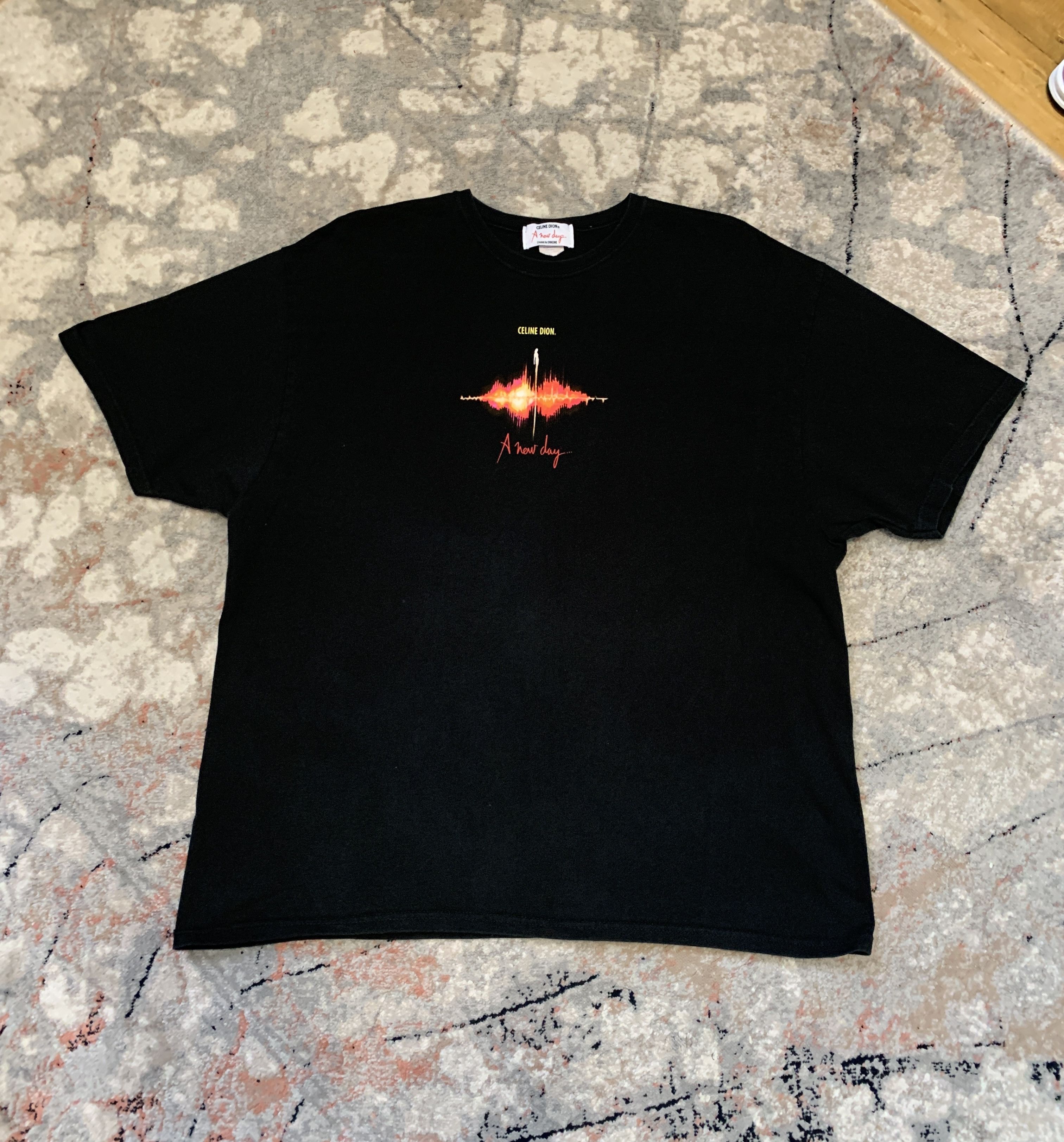 Band Tees × Vintage Celine Dion A New Day Created By DRAGONE Vintage T-Shirt Size US XXL / EU 58 / 5 - 1 Thumbnail