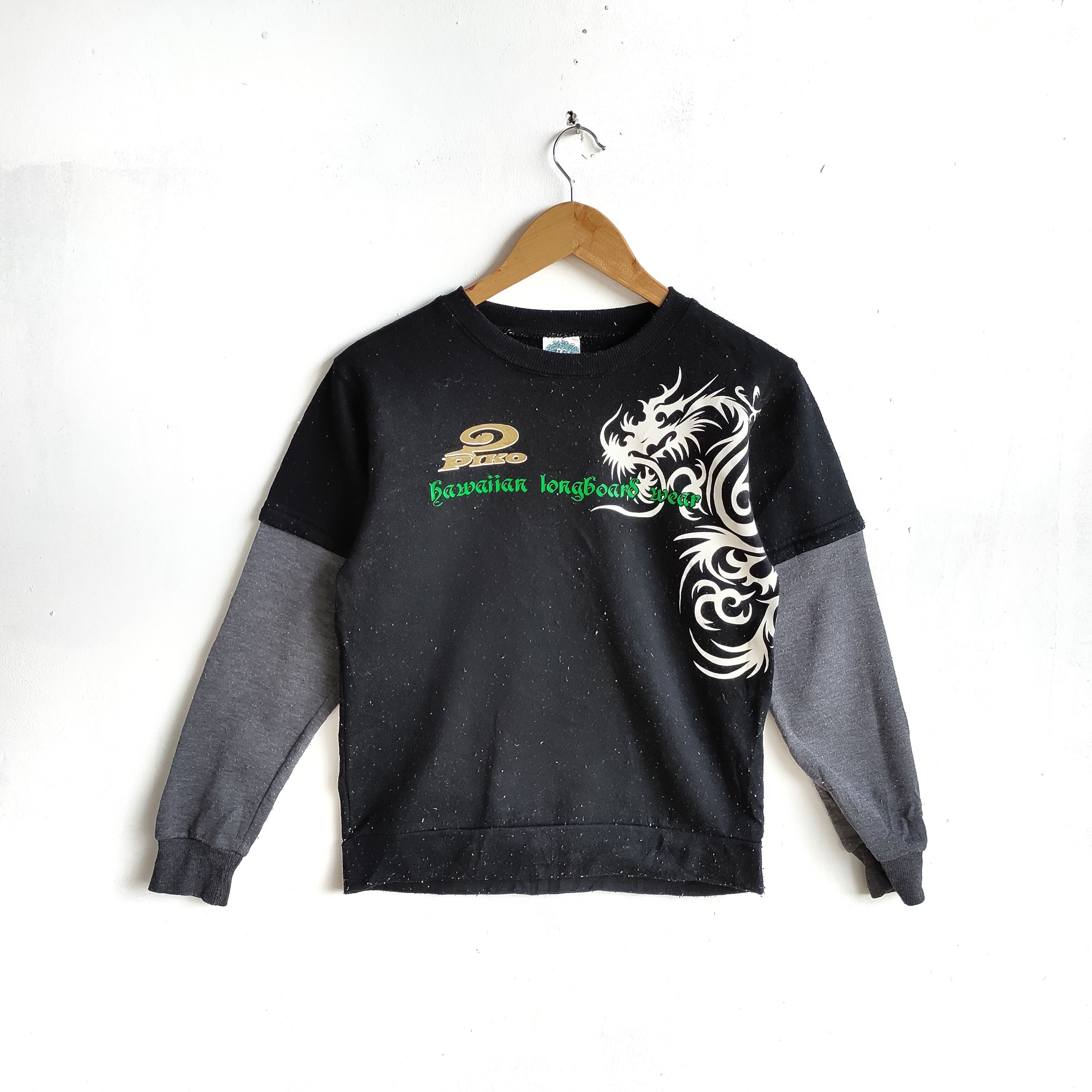 Other PIKO LONGBOARD HAWAIIAN Dragon Graphic Sweatshirt Size US S / EU 44-46 / 1 - 1 Thumbnail