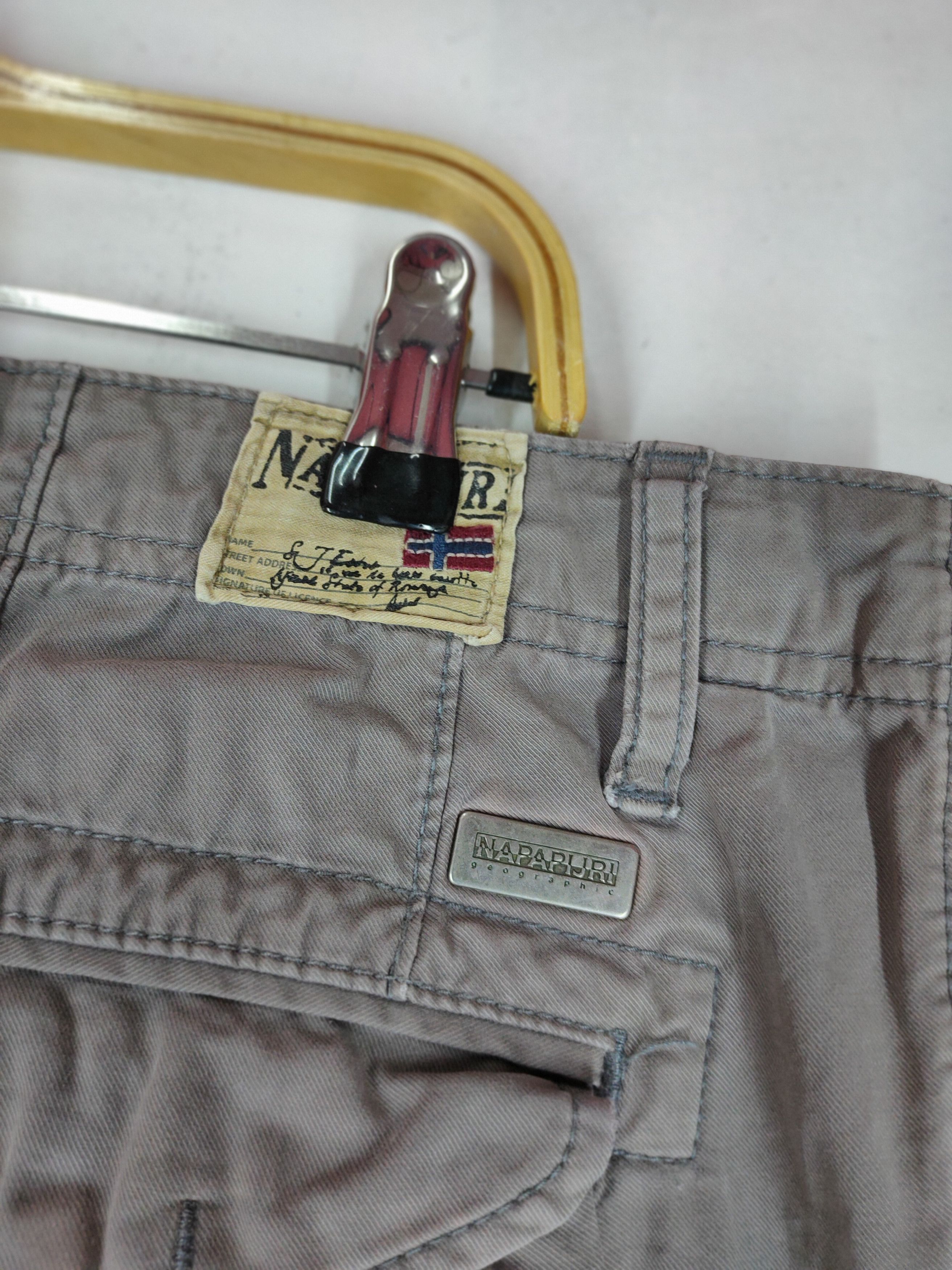 Napapijri × Vintage Vintage NAPAPIJRI CARGO PANT 6 Side Pockets Tactical Size US 37 - 7 Thumbnail