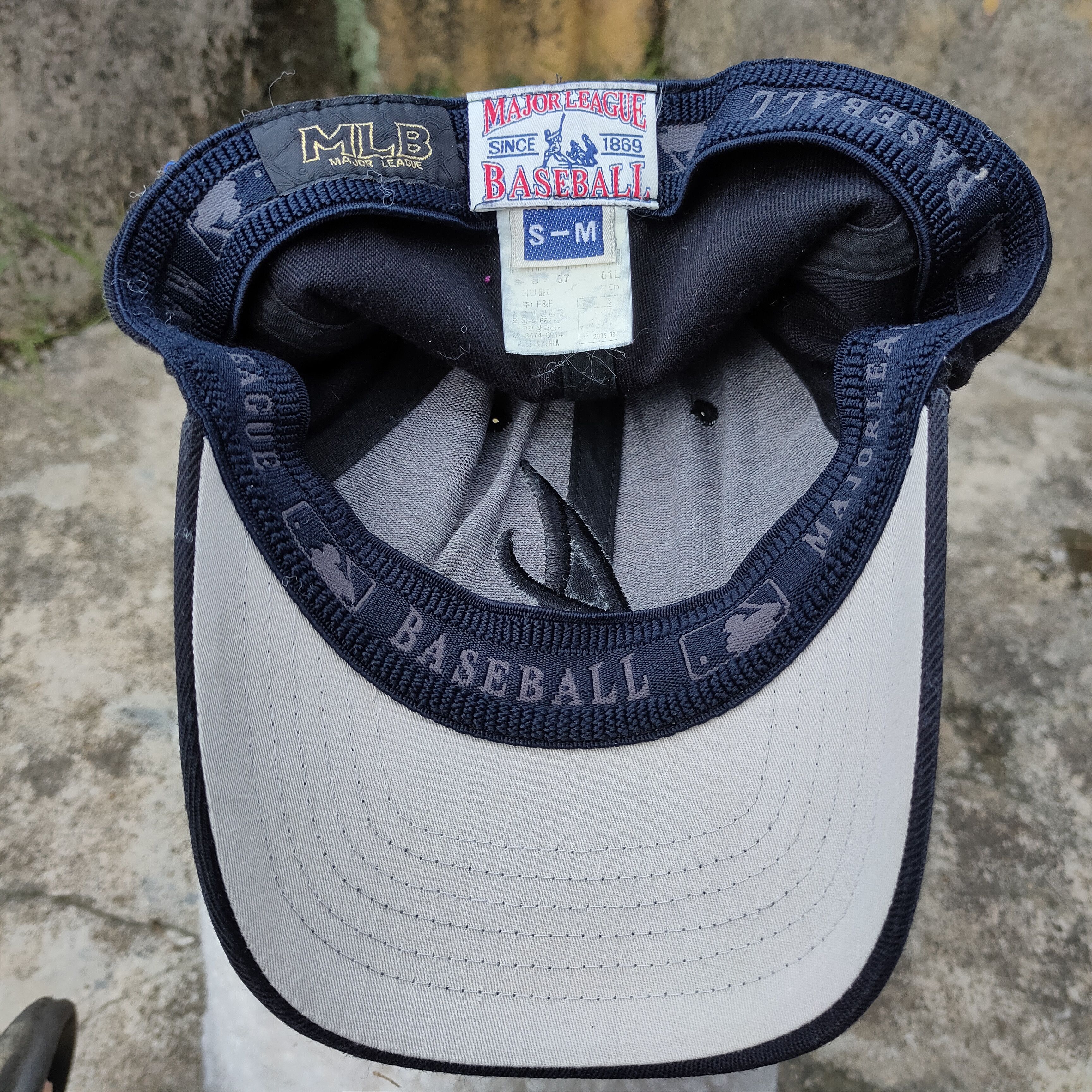 MLB ATLANTA BRAVES MLB Team Full Cap Size S to M Embroidery Size ONE SIZE - 6 Thumbnail