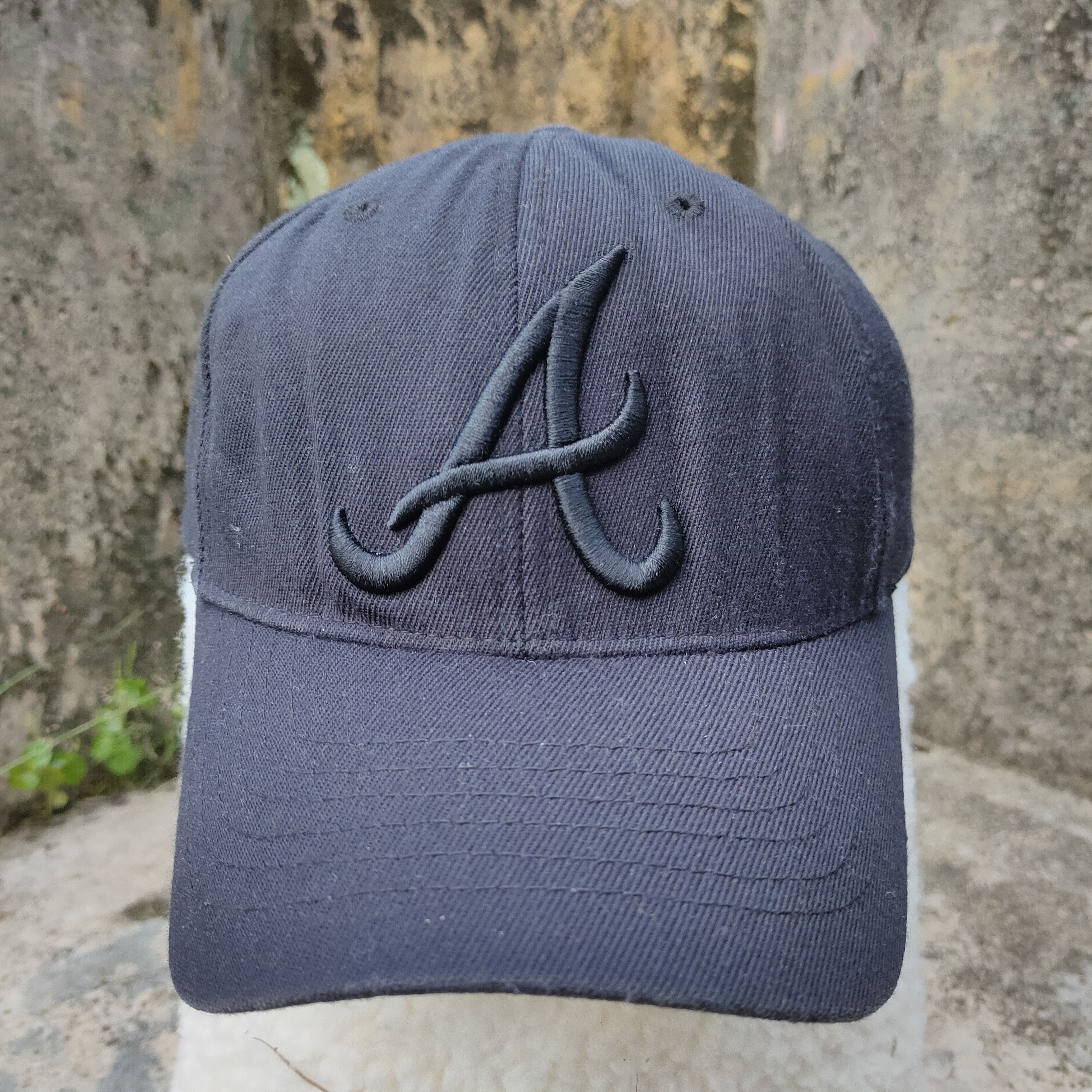 MLB ATLANTA BRAVES MLB Team Full Cap Size S to M Embroidery Size ONE SIZE - 2 Thumbnail