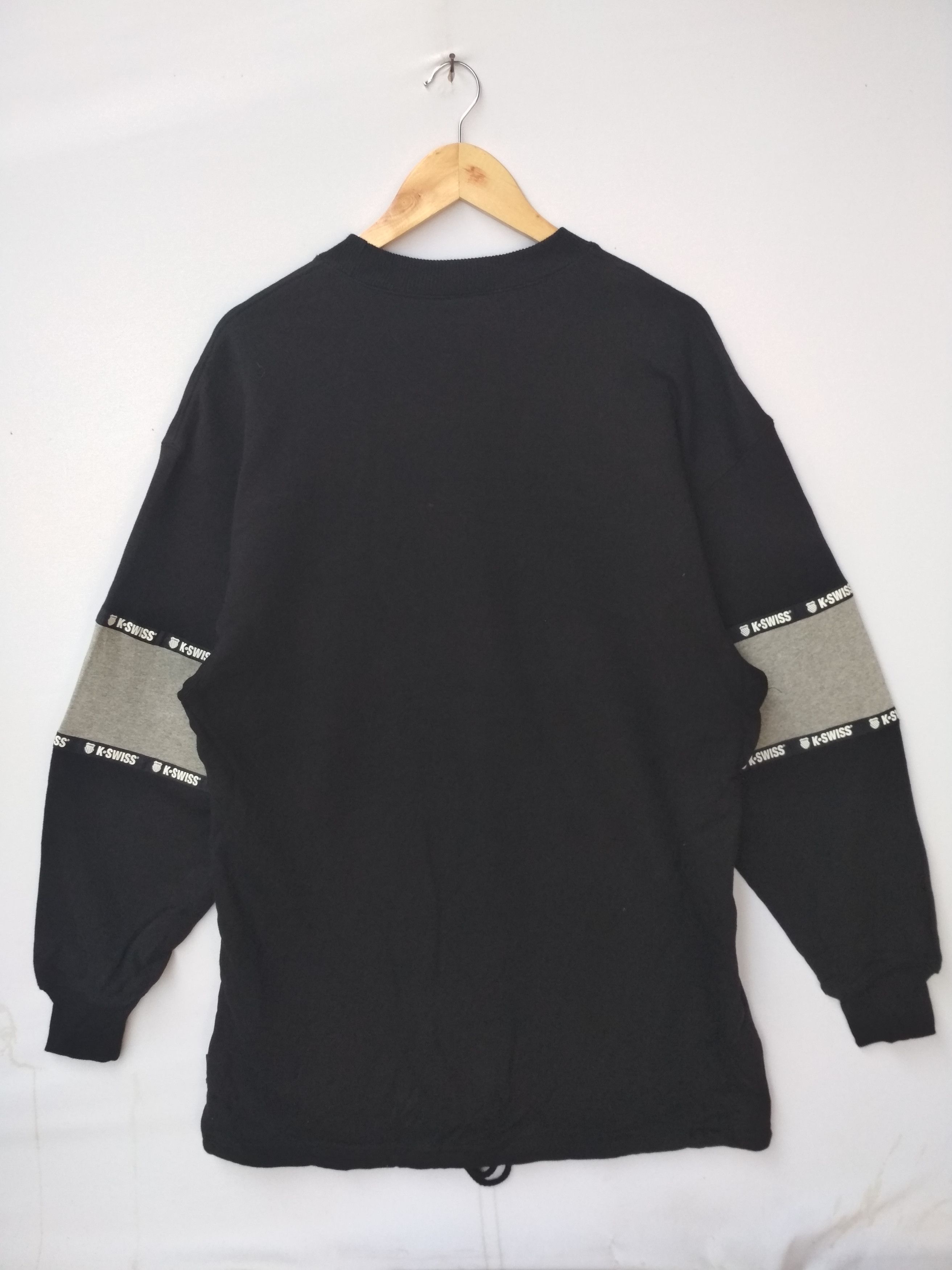 Japanese Brand × K-Swiss K SWISS EMBROIDERED BIG LOGO RARE HIP HOP SWEATSHIRT Size US L / EU 52-54 / 3 - 4 Thumbnail