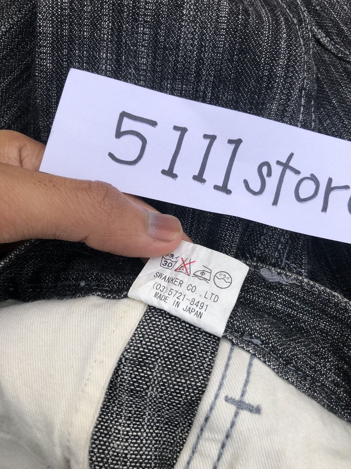 Japanese Brand PROJECTSRS PATCHWORK denim Size US 32 / EU 48 - 6 Thumbnail