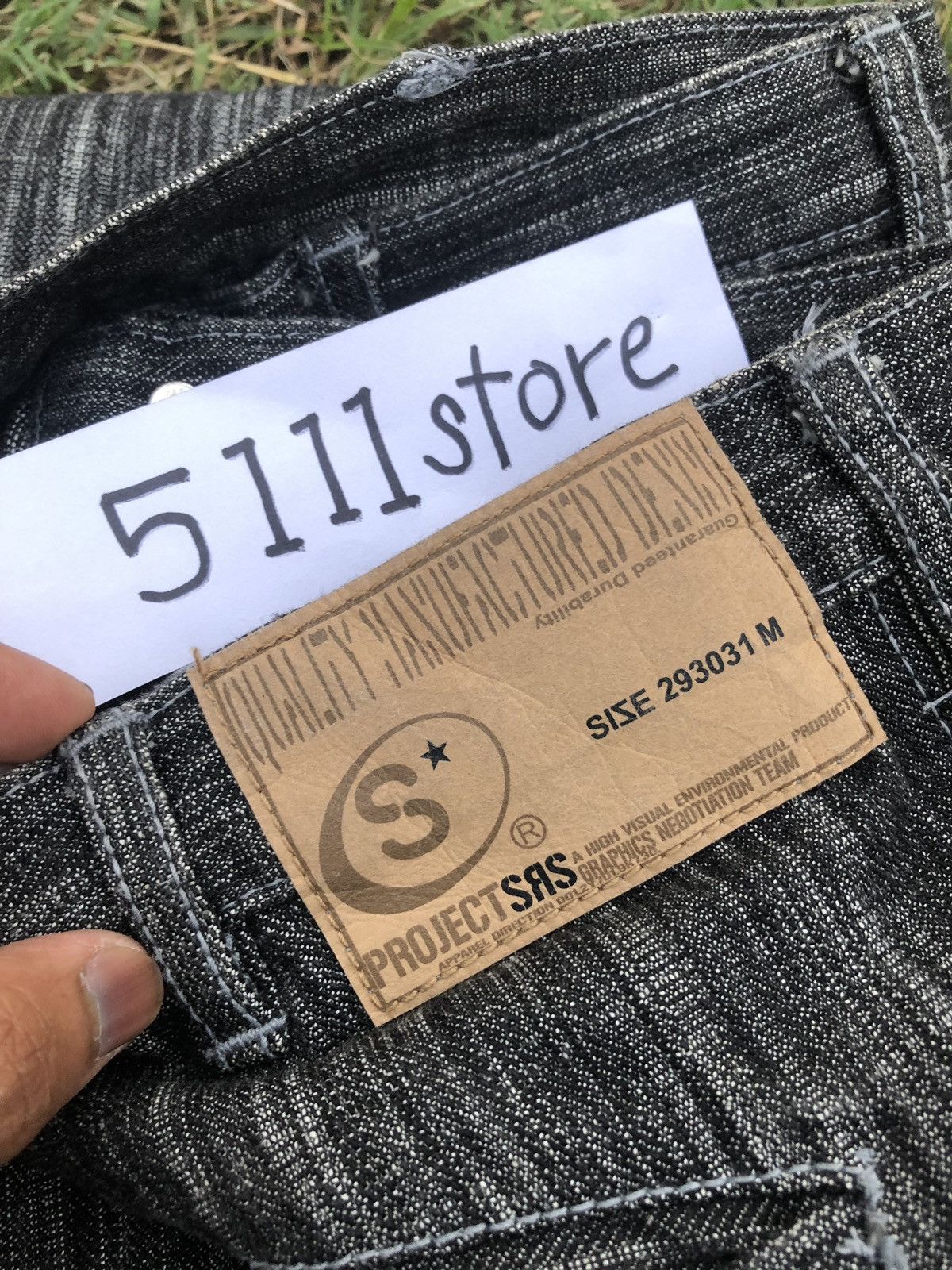 Japanese Brand PROJECTSRS PATCHWORK denim Size US 32 / EU 48 - 7 Thumbnail