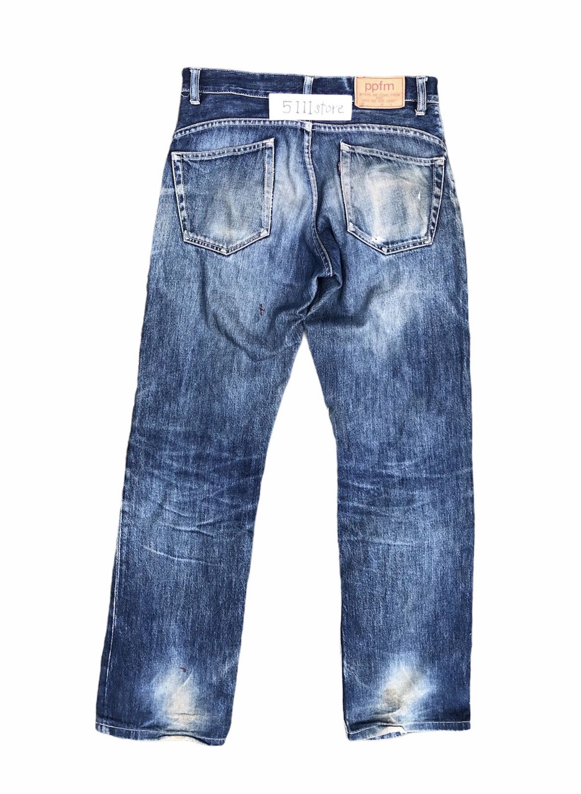 Japanese Brand × PPFM PPFM WASHED BLUE DENIM Size US 31 - 2 Thumbnail